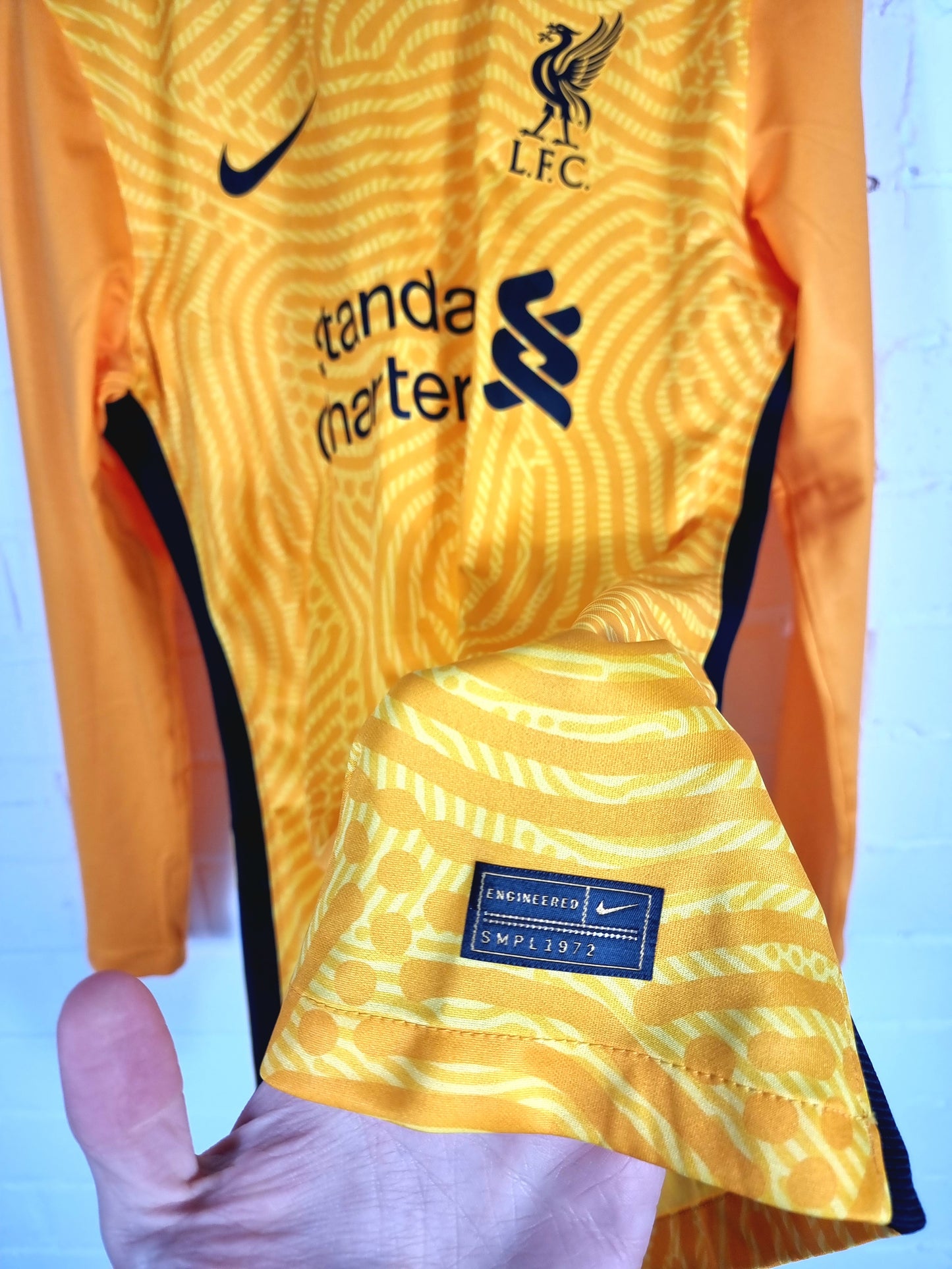 Nike Liverpool 2020/21 BNWOT Player Spec Sample Long Sleeve Goalkeeper Shirt Large