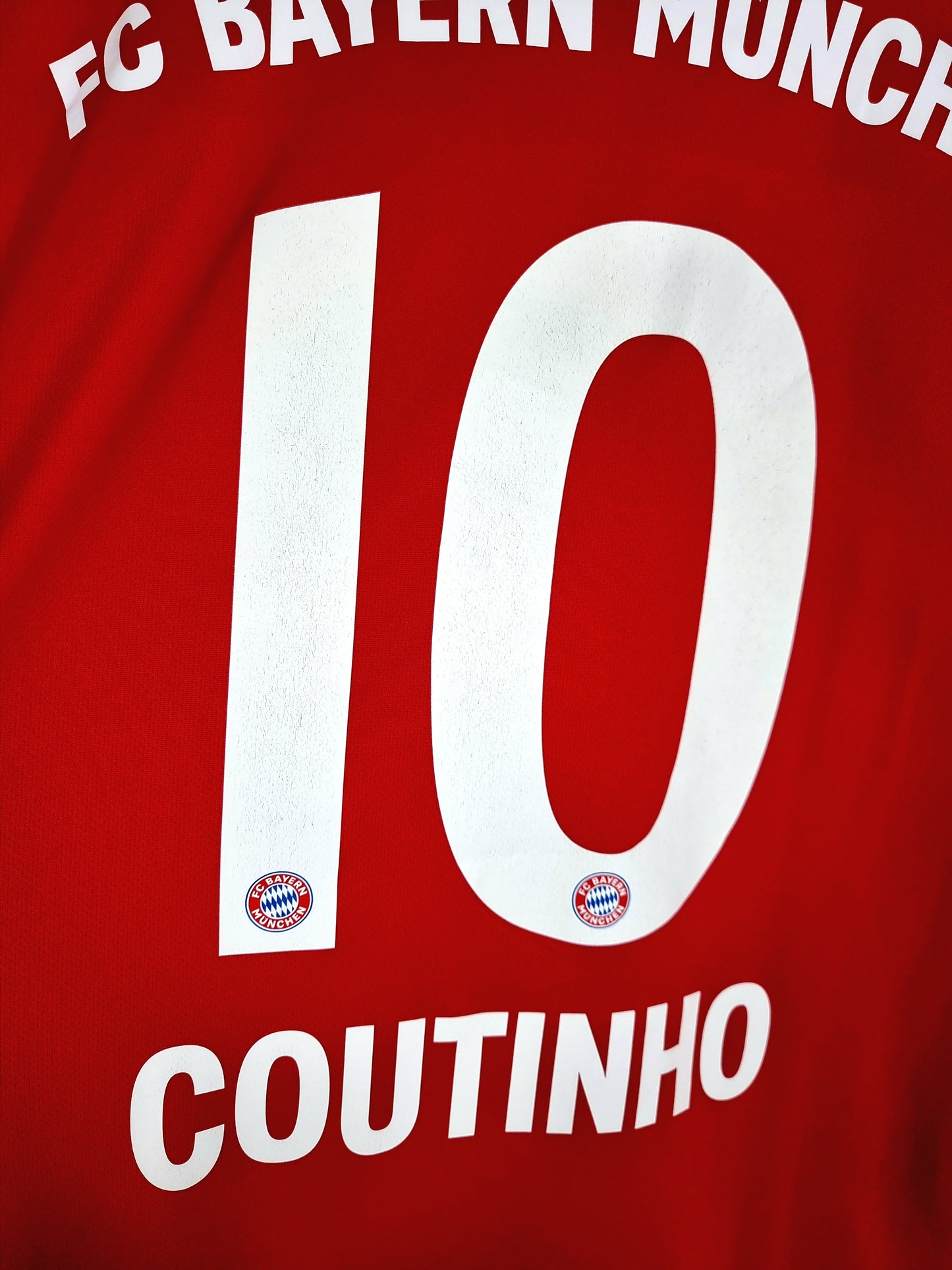 Adidas Bayern Munich 2019/20 'Coutinho 10' Home Shirt Medium