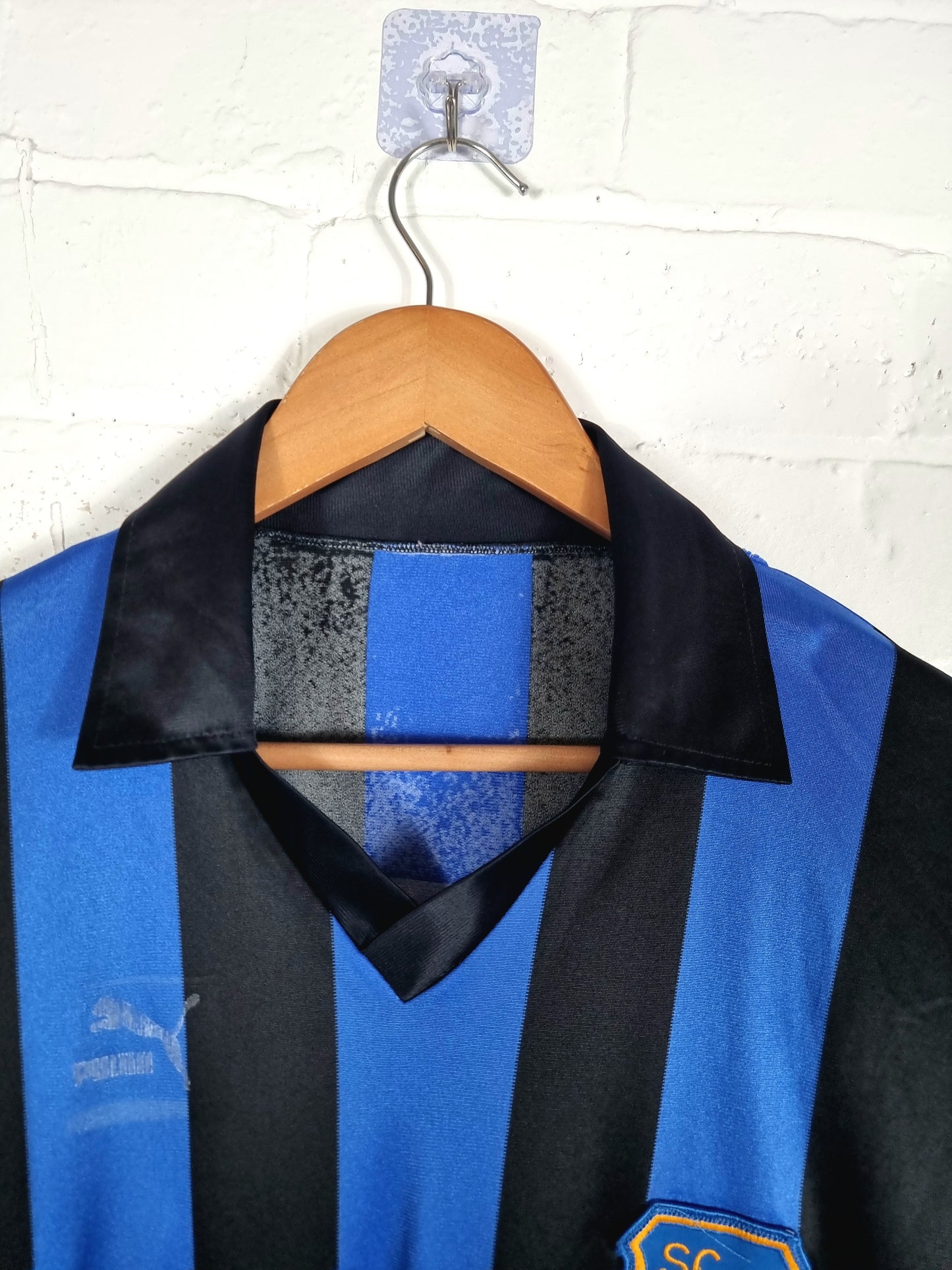 Puma SC Ronnau 74 1980s Long Sleeve Football Shirt Large