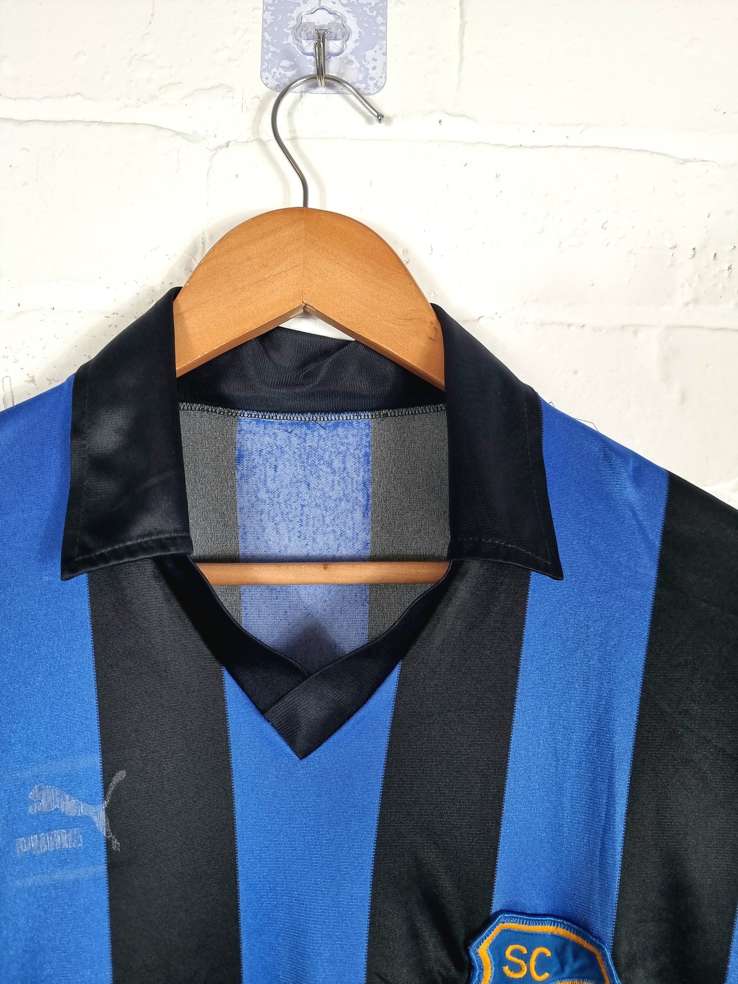 Puma SC Ronnau 74 1980s Long Sleeve Football Shirt Large