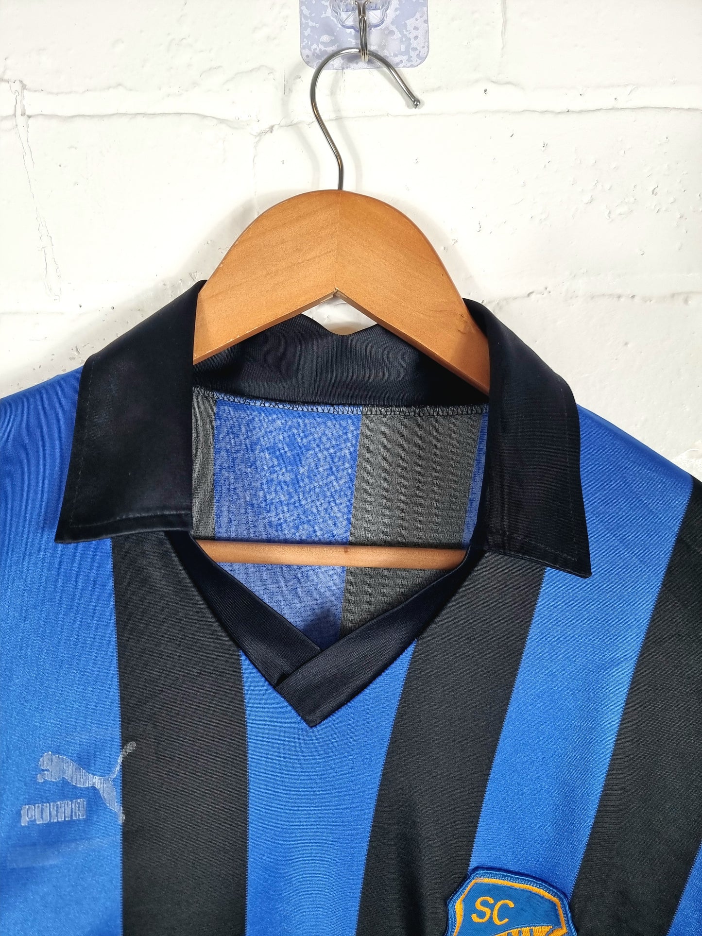 Puma SC Ronnau 74 1980s Long Sleeve Football Shirt Large