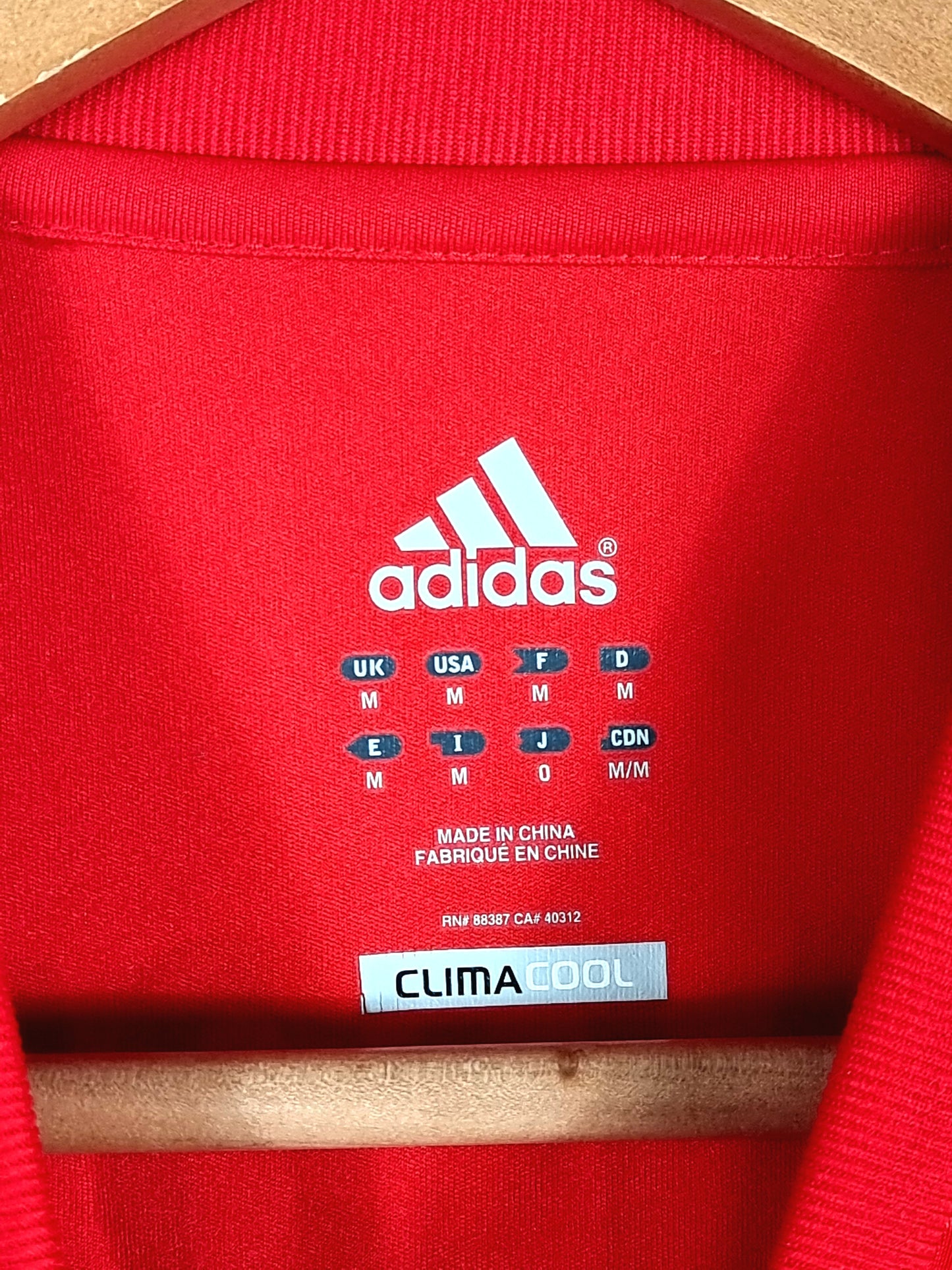 Adidas Techfit Russia 2012/14 'Dzagoev 17' Player Issue Home Shirt Medium