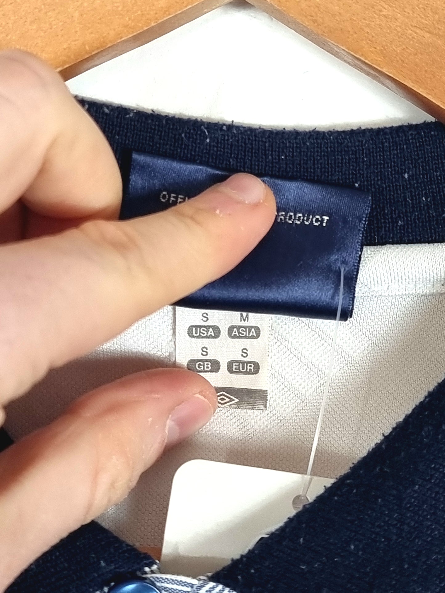 Umbro England 1990/92 '19 (Gascoigne)' Reissue Home Shirt Small