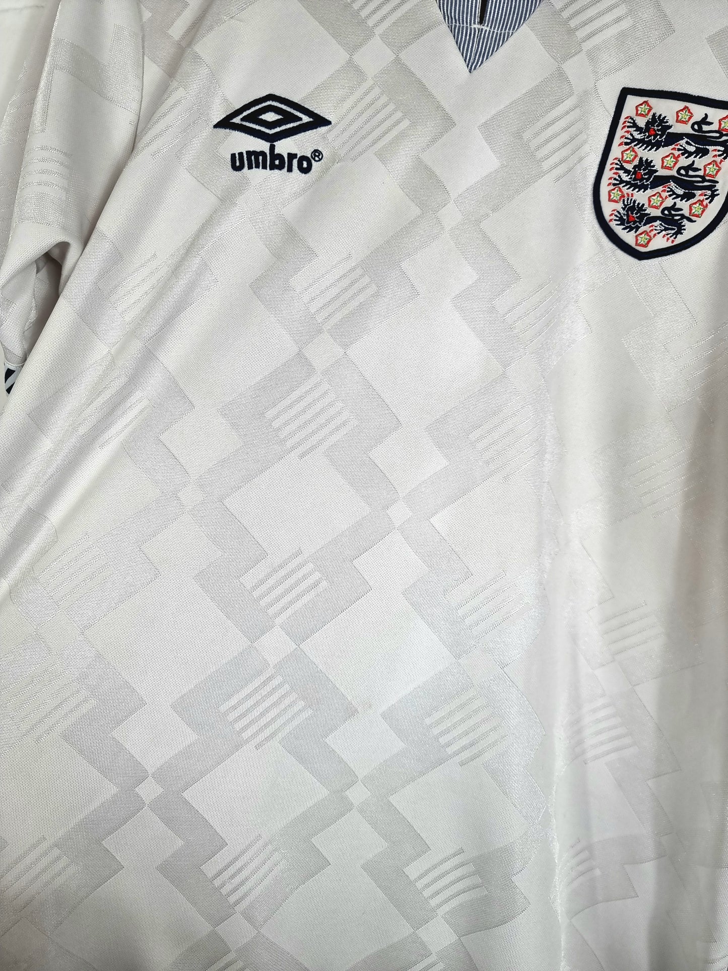 Umbro England 1990/92 '19 (Gascoigne)' Reissue Home Shirt Small
