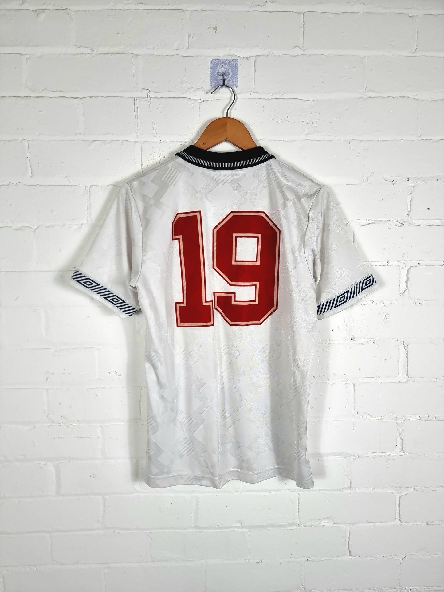Umbro England 1990/92 '19 (Gascoigne)' Reissue Home Shirt Small
