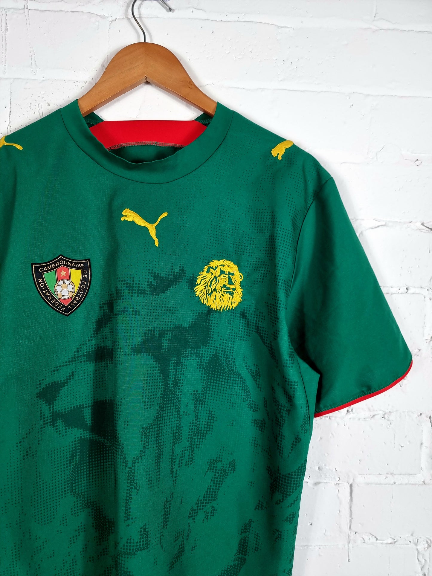 Puma Cameroon 2006/08 Home Shirt Medium
