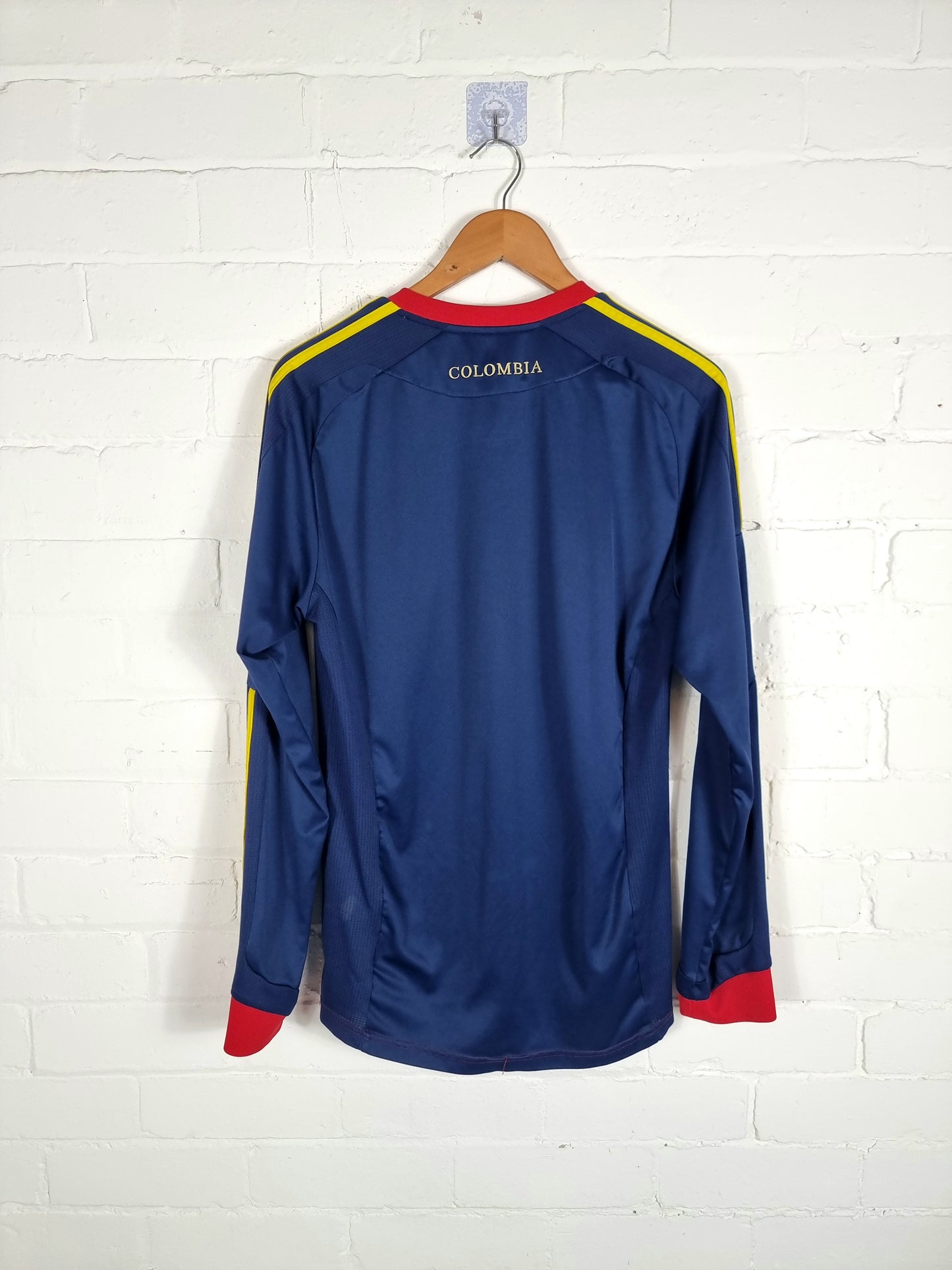 Adidas Colombia 2011/13 Long Sleeve Away Shirt Large