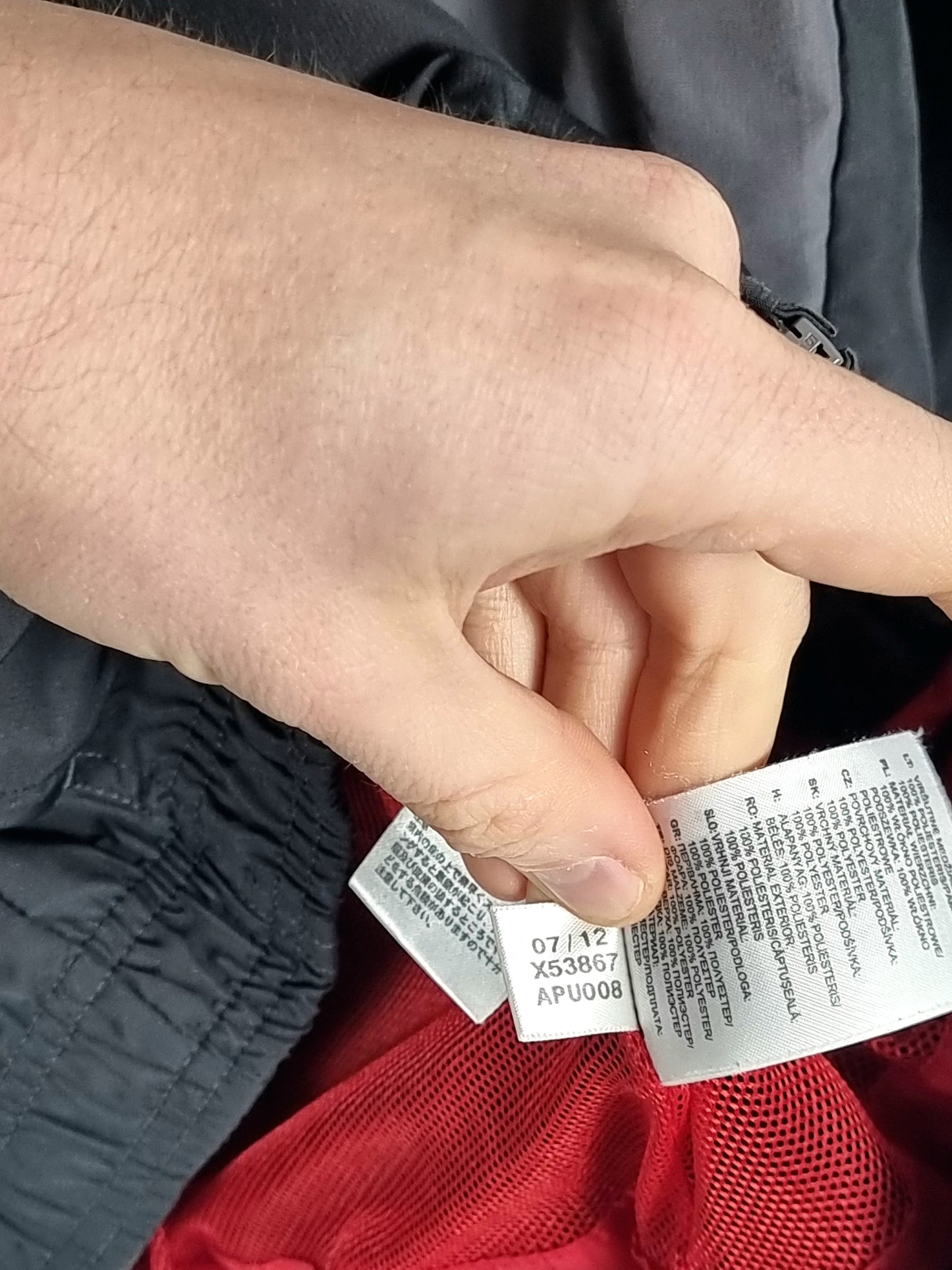 Adidas AC Milan 2012/13 Champions League Track Jacket Small