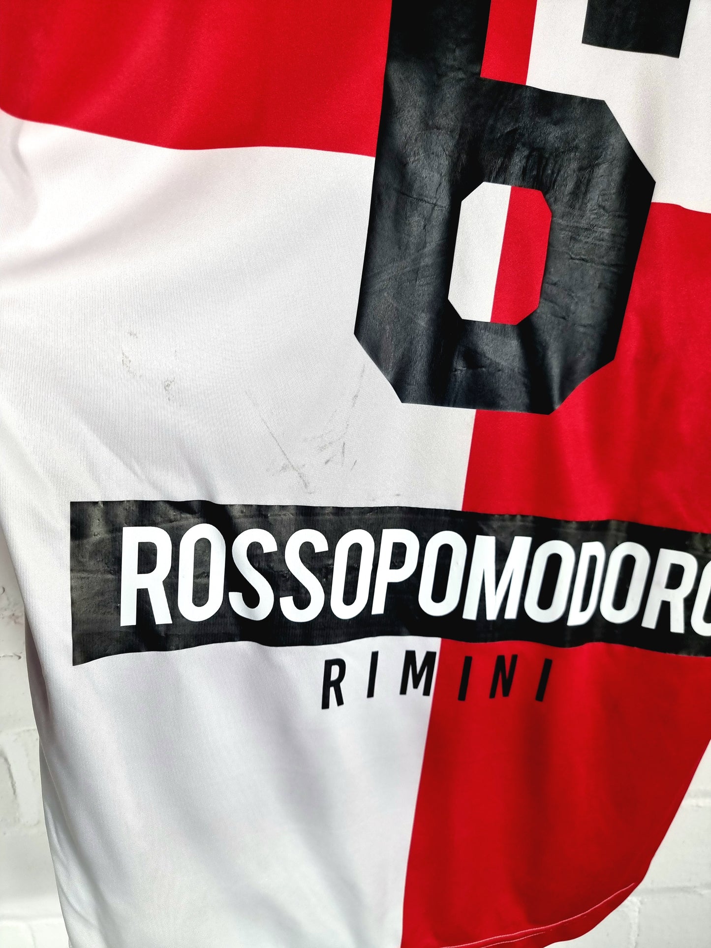 Macron Rimini 2021/22 'Panelli 6' Home Shirt Large