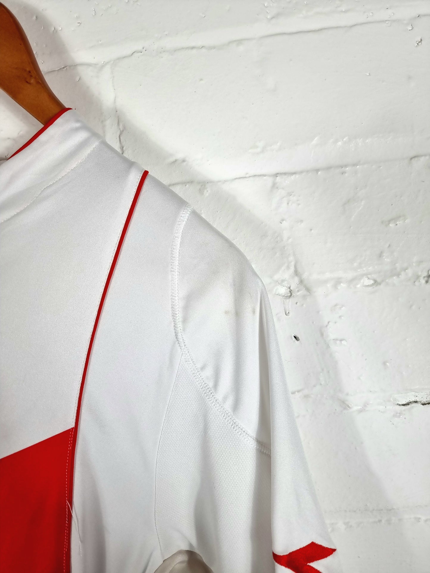 Diadora AC Mantova 2007/08 'Grauso 14' Match Issue Signed Home Shirt Small