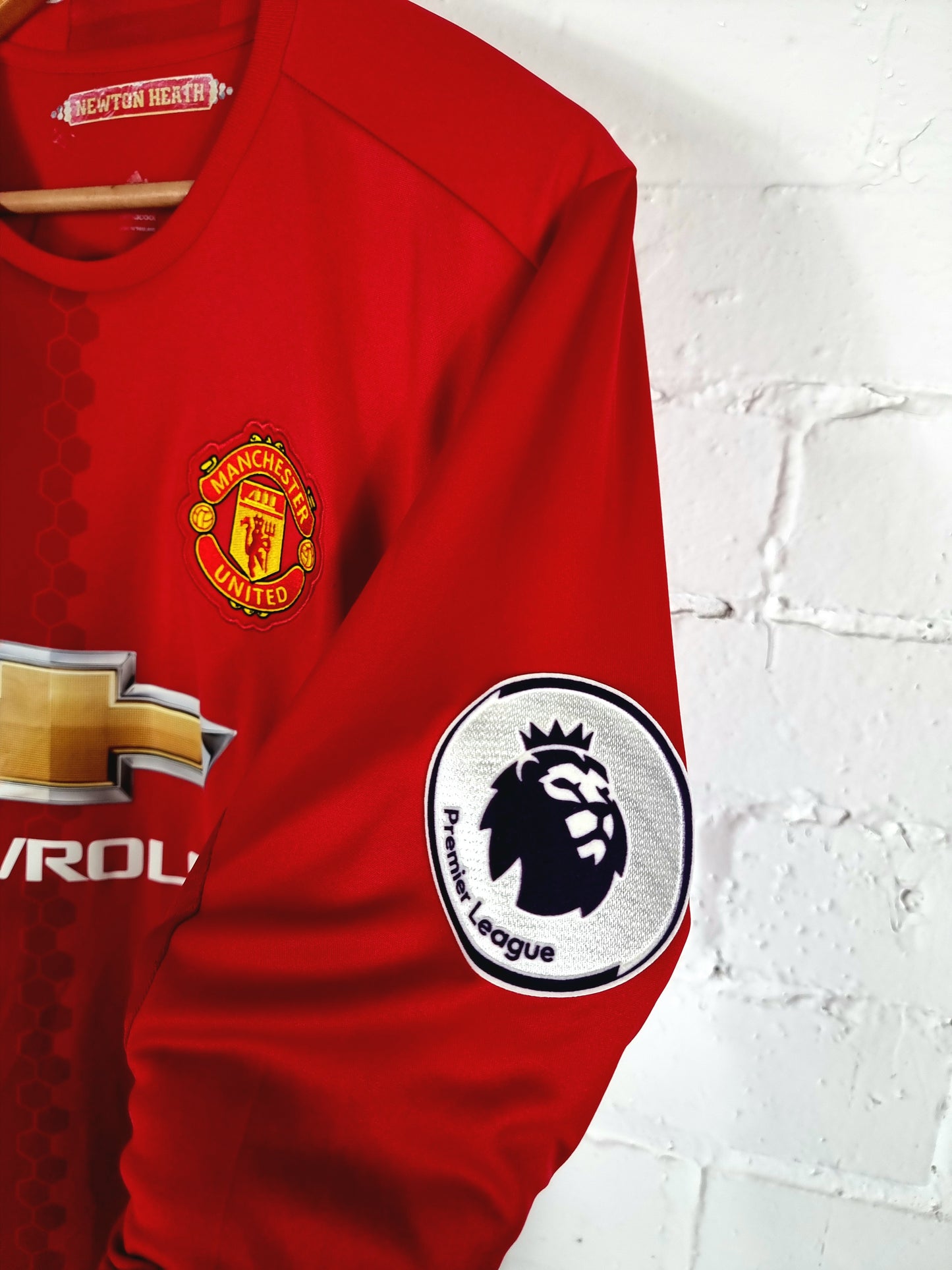 Adidas Manchester United 2016/17 'Ibrahimovic 9' Long Sleeve Home Shirt Medium