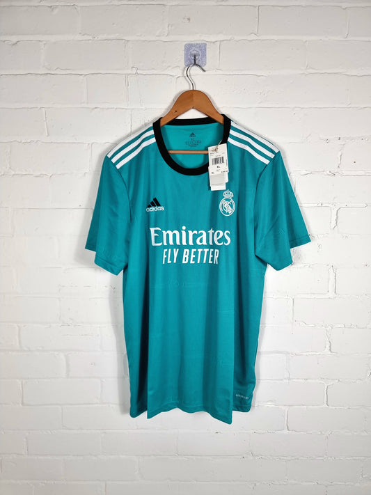 Adidas Real Madrid 2021/22 BNWT Third Shirt XL