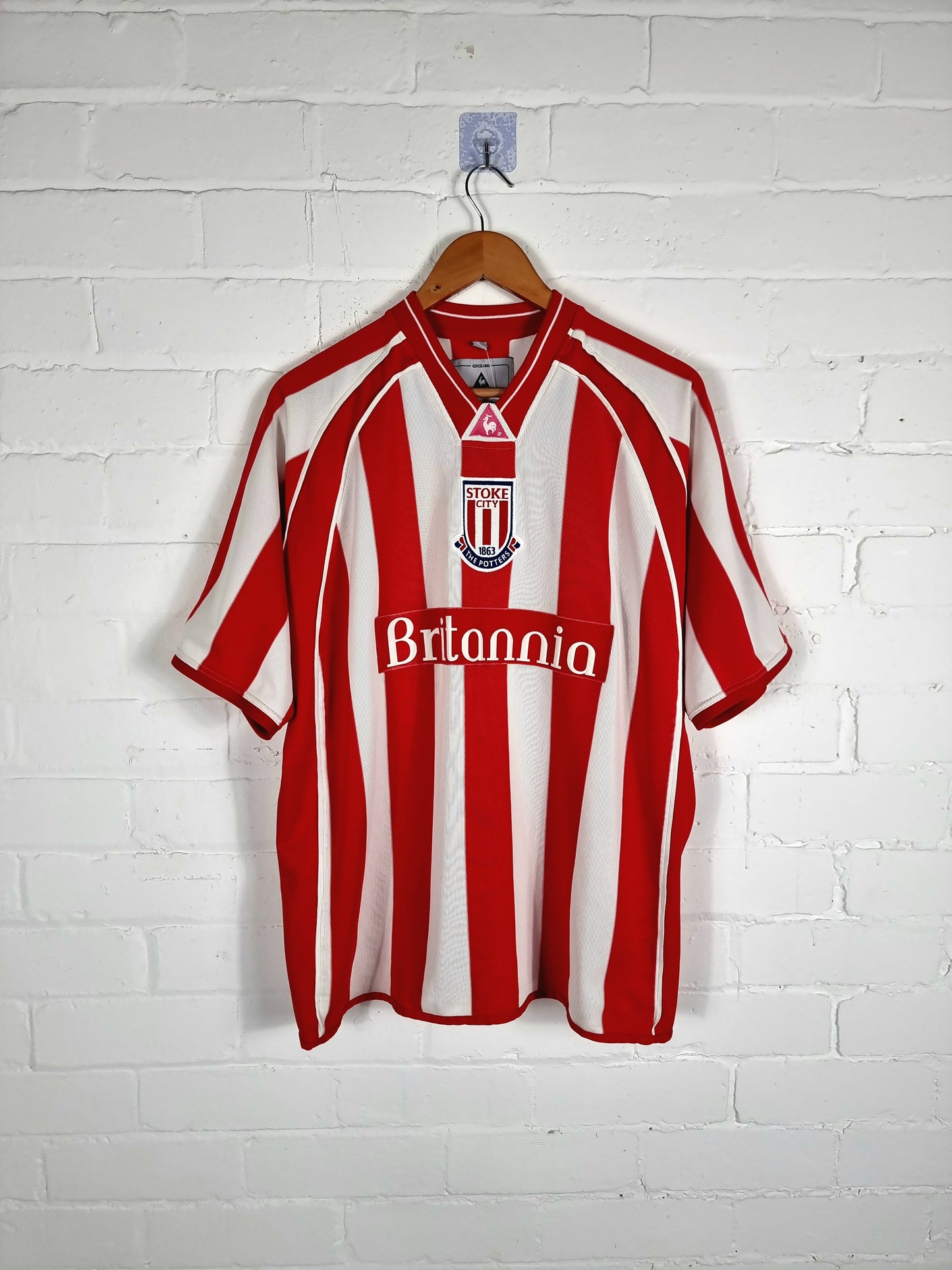 Le Coq Sportif Stoke City 2001/03 Home Shirt XL