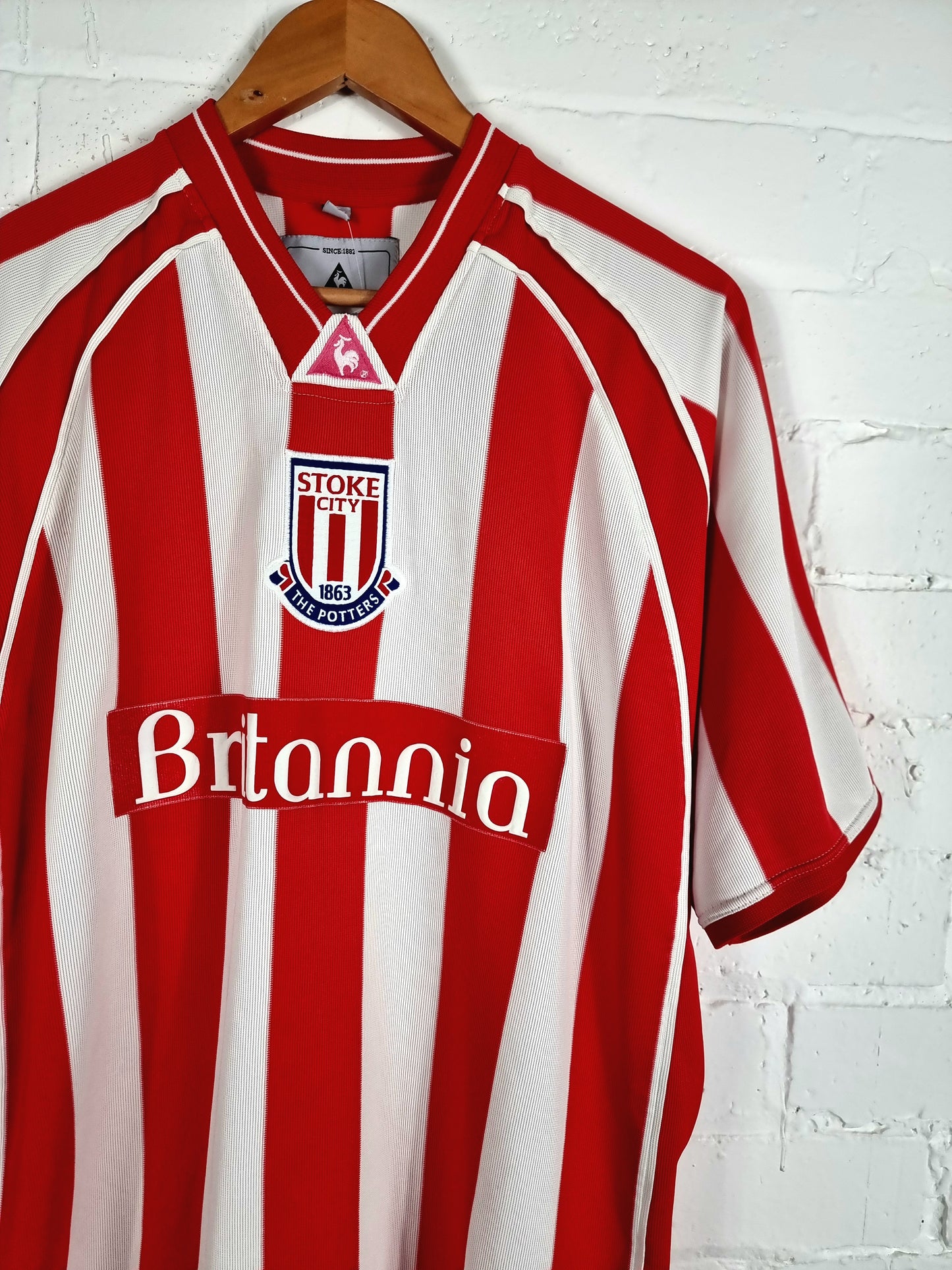 Le Coq Sportif Stoke City 2001/03 Home Shirt XL