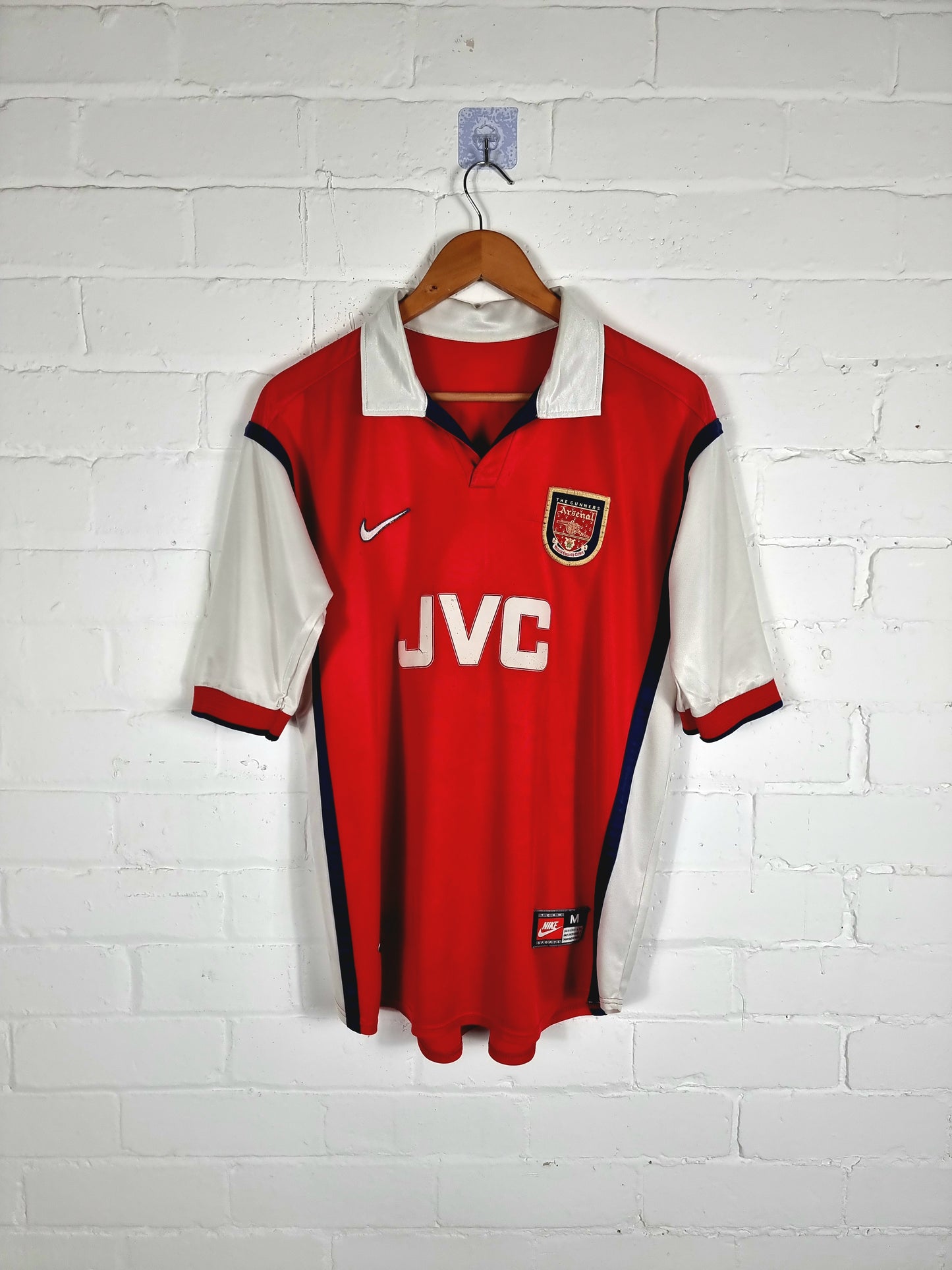 Nike Arsenal 1998/99 'Overmars 11' Home Shirt Medium