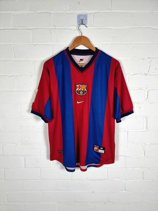 Nike Barcelona 1998/00 Home Shirt Medium