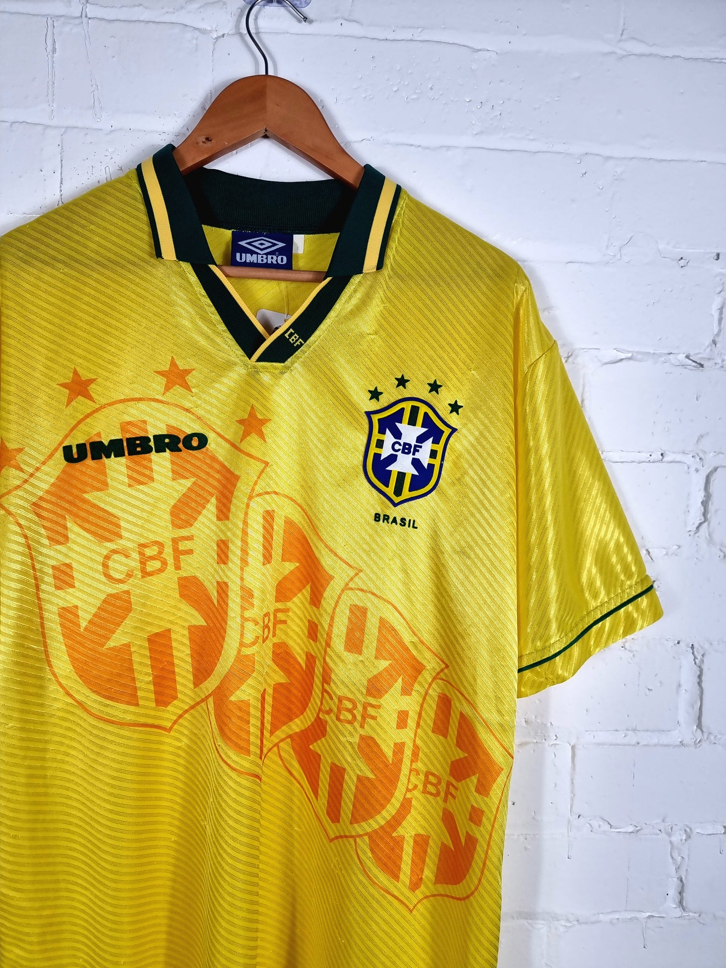 Umbro Brazil 1994/97 Home Shirt XL
