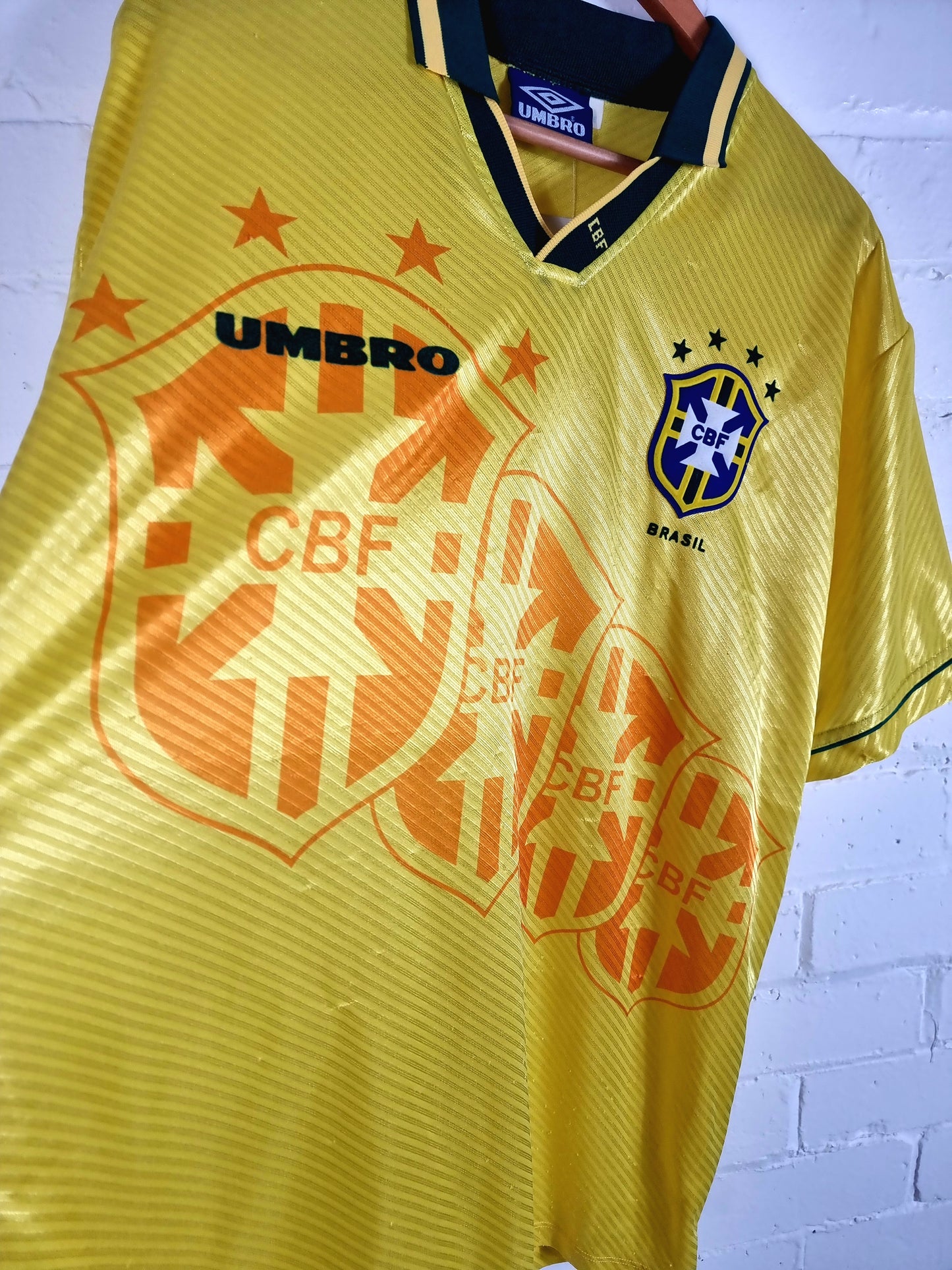 Umbro Brazil 1994/97 Home Shirt XL