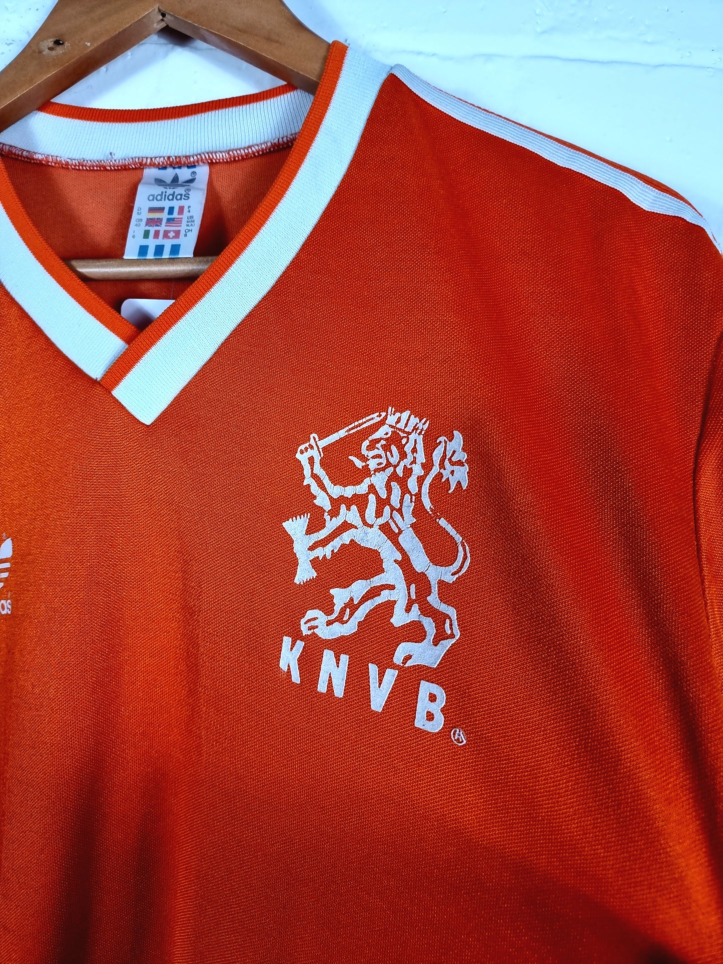 Adidas Holland 1985/88 Home Shirt Medium