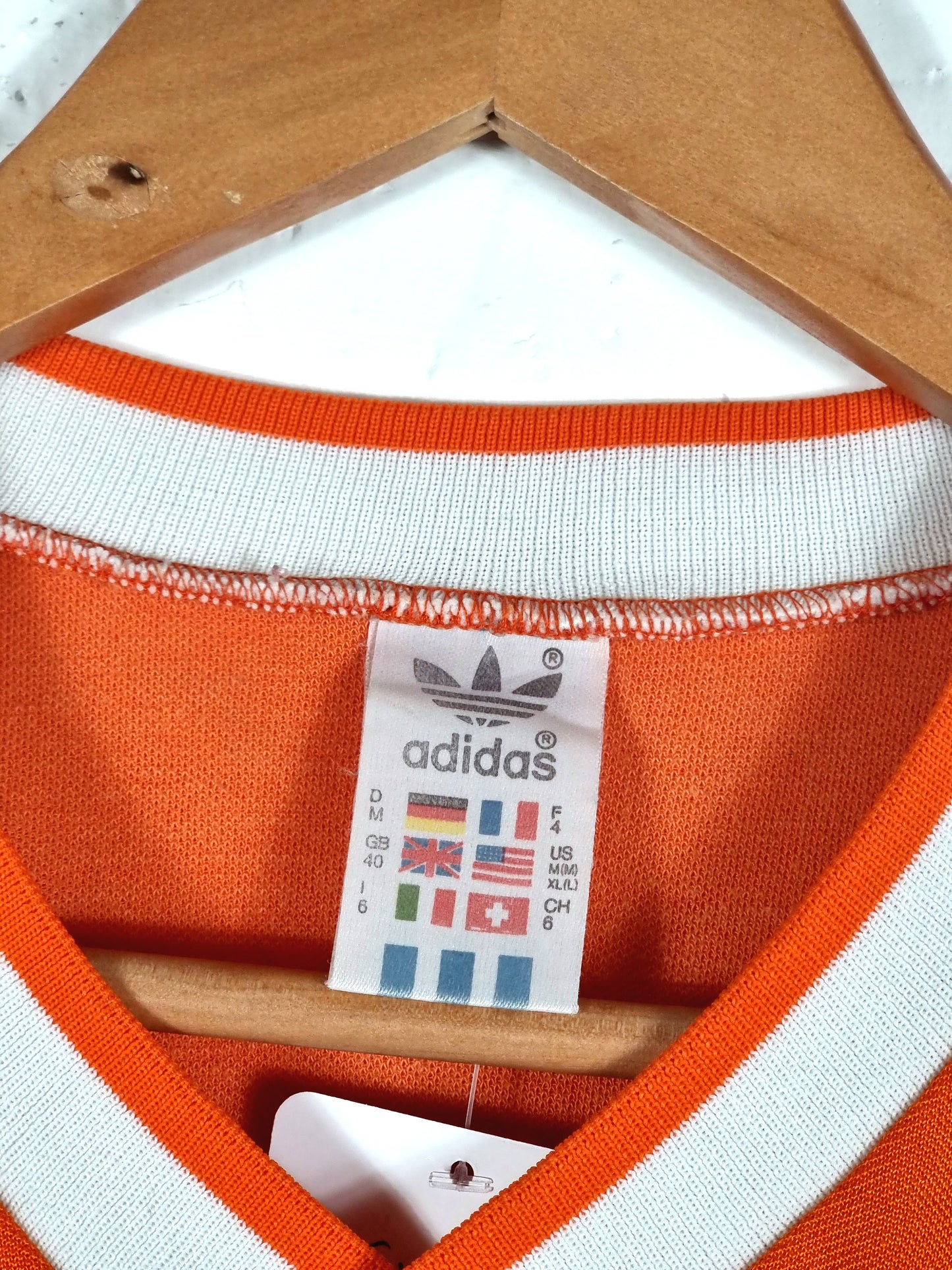 Adidas Holland 1985/88 Home Shirt Medium