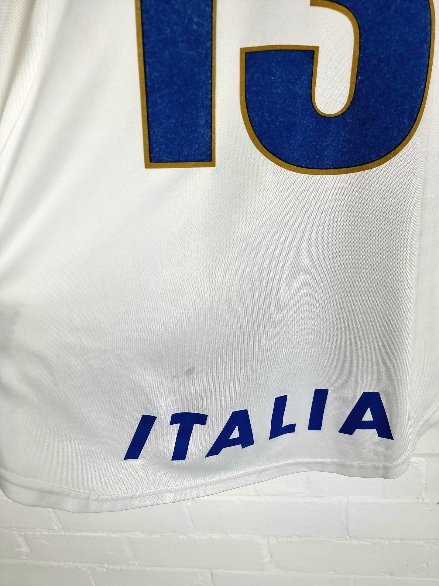 Nike Italy 1996/97 Long Sleeve Match Issue Away Shirt Large