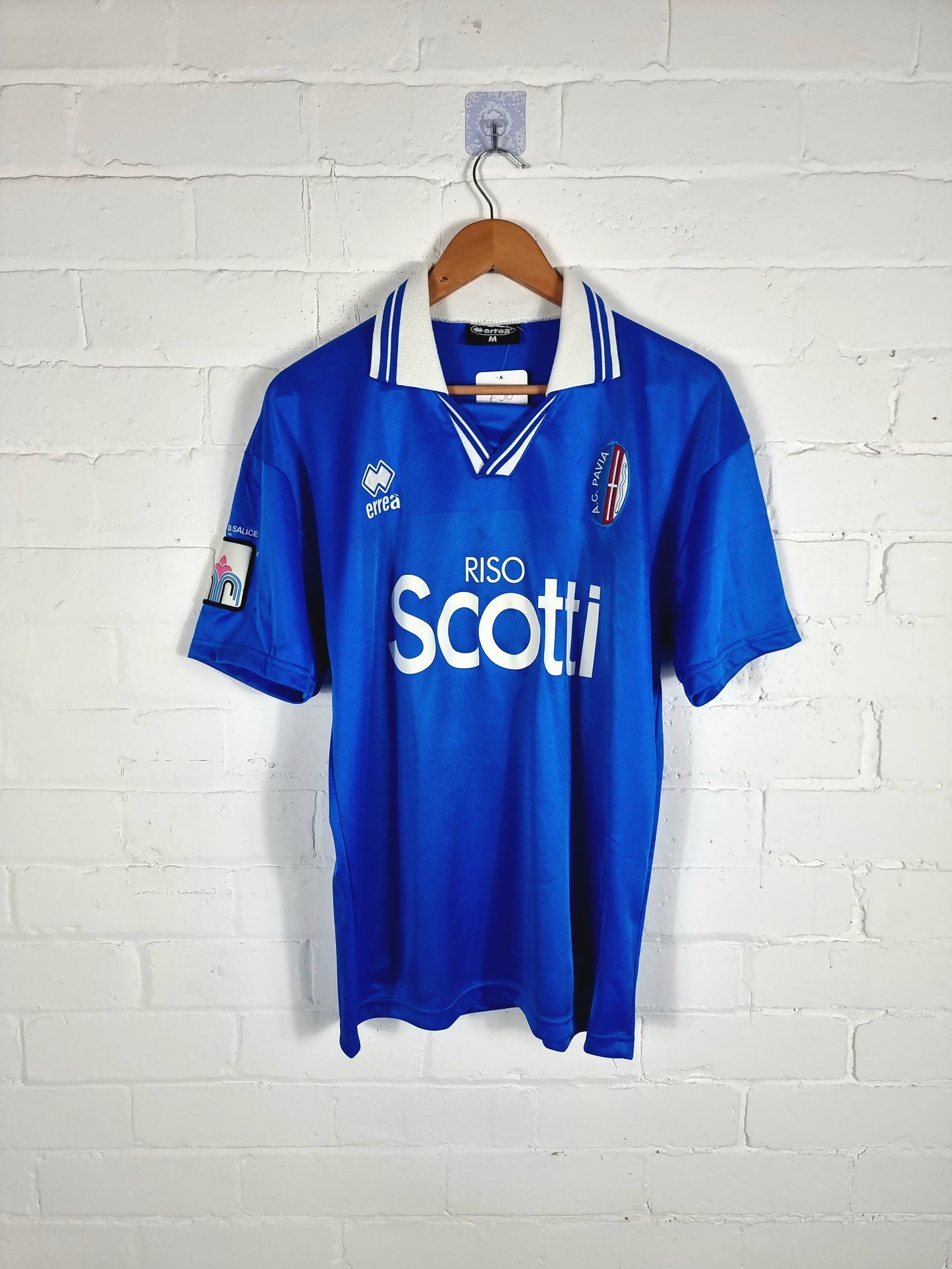 Errea AC Pavia 2000/01 Home Shirt Medium