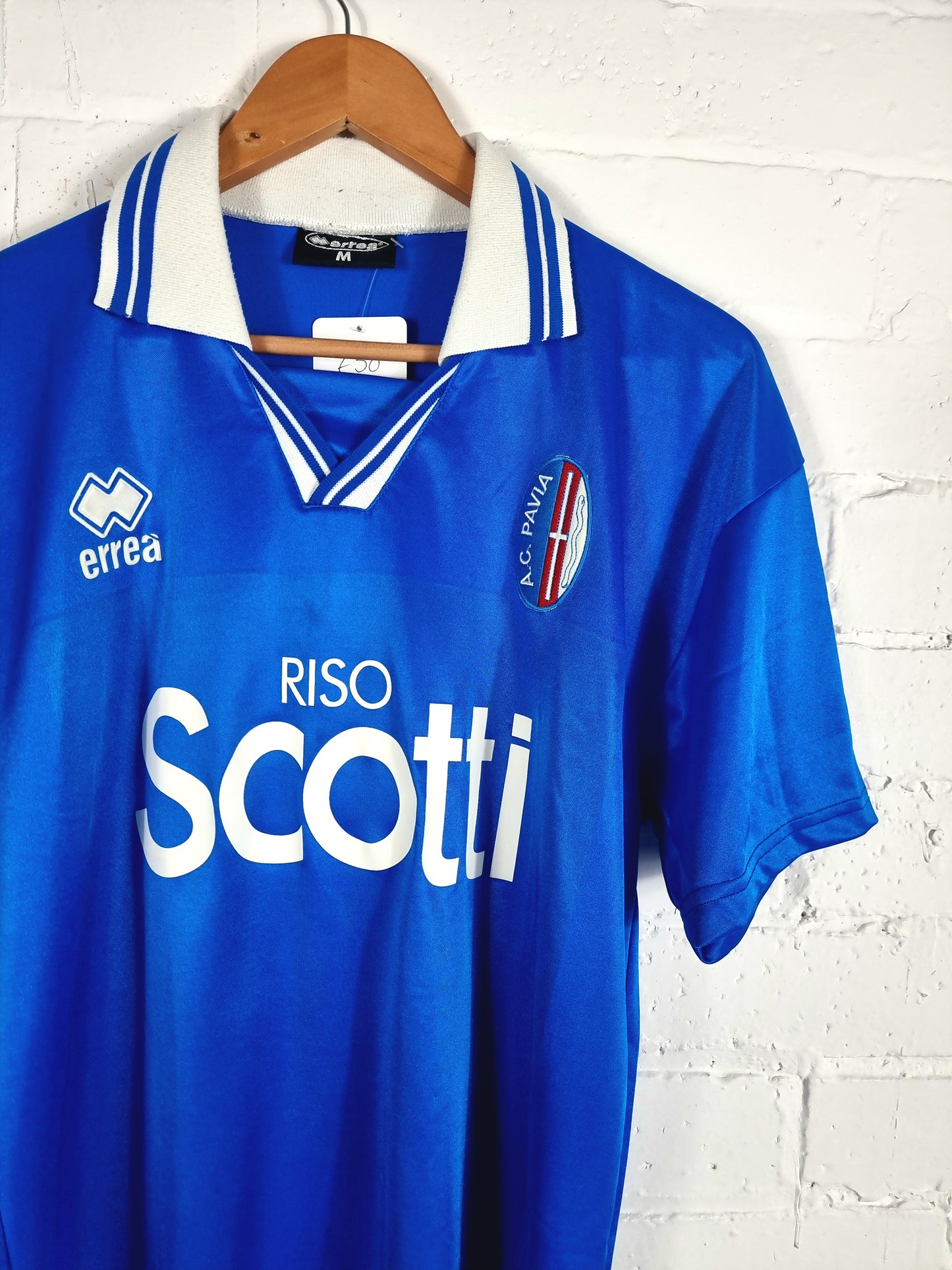 Errea AC Pavia 2000/01 Home Shirt Medium