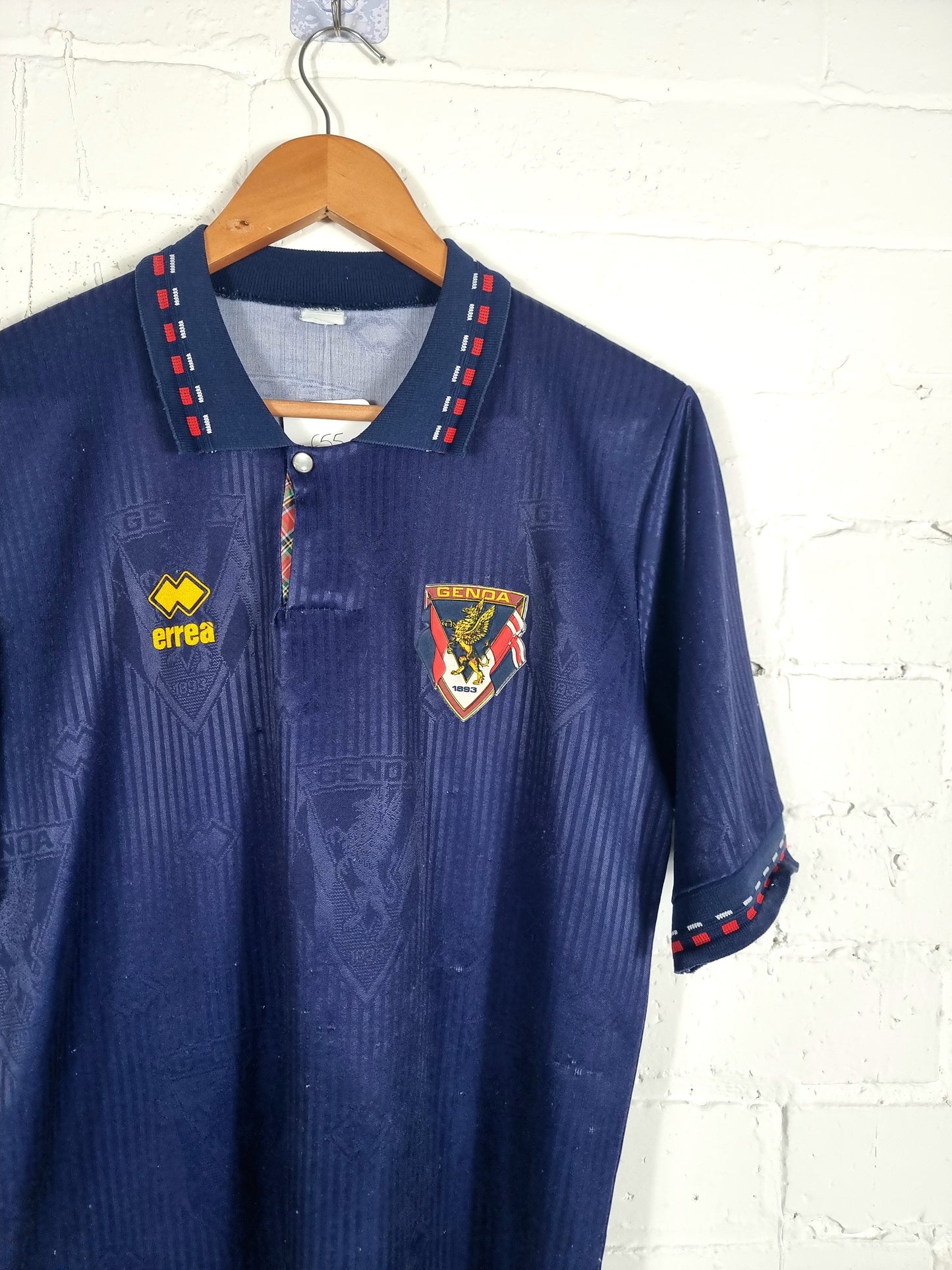 Errea Genoa 1992/93 Training Shirt Small