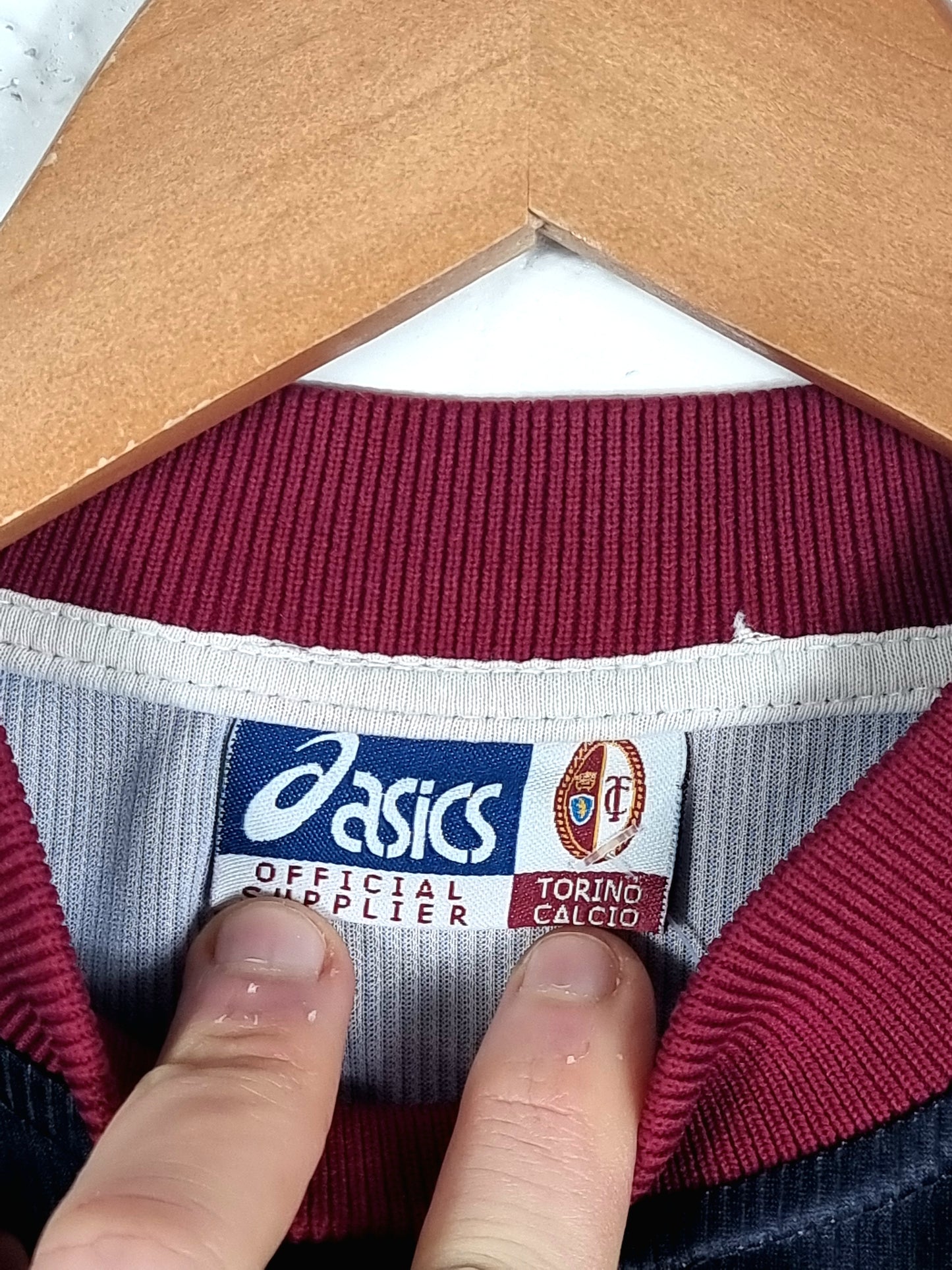 Asics Torino 2001/2002 Long Sleeve Training Shirt Large