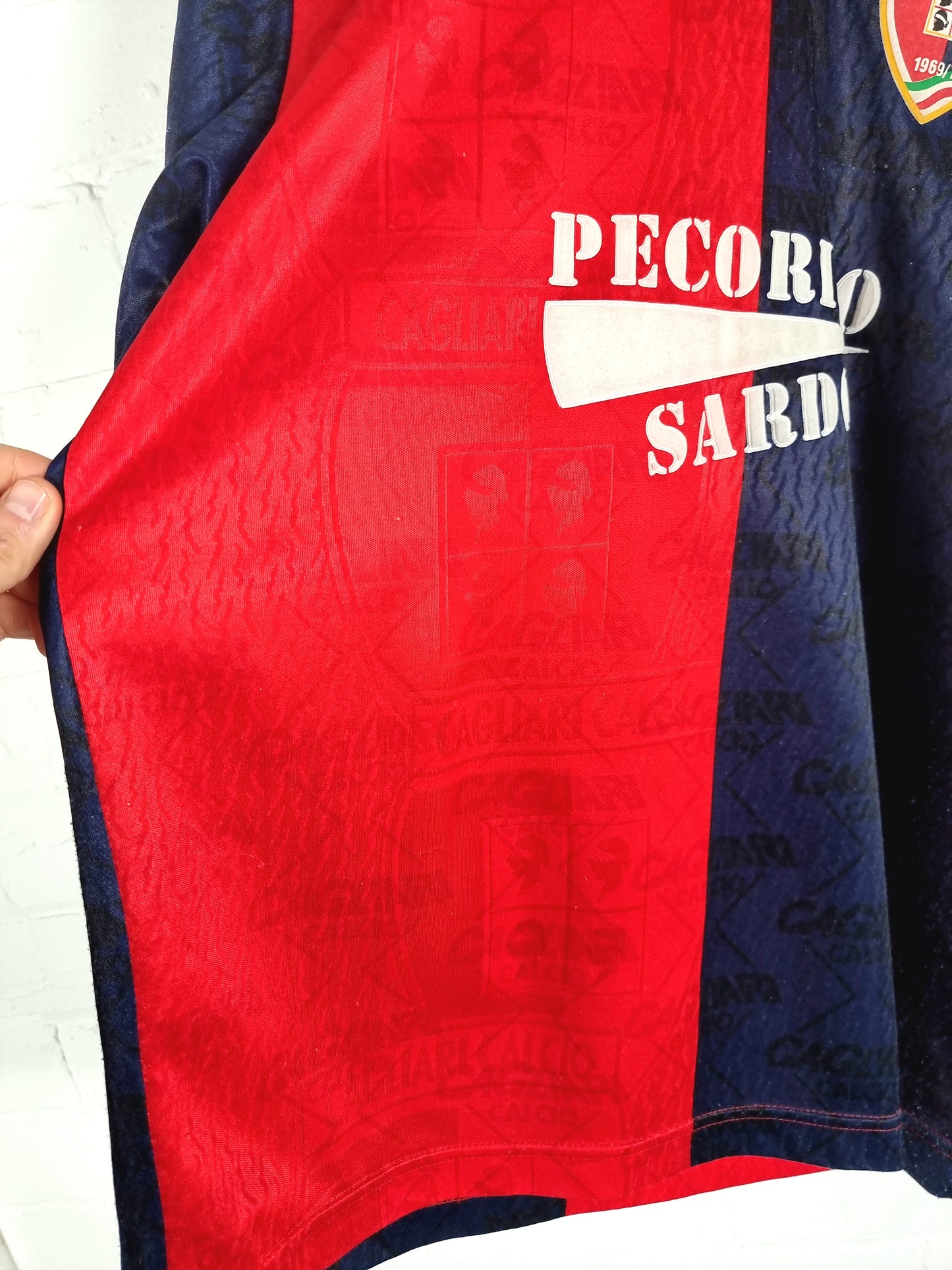 Errea Cagliari 1993/96 Home Shirt Medium