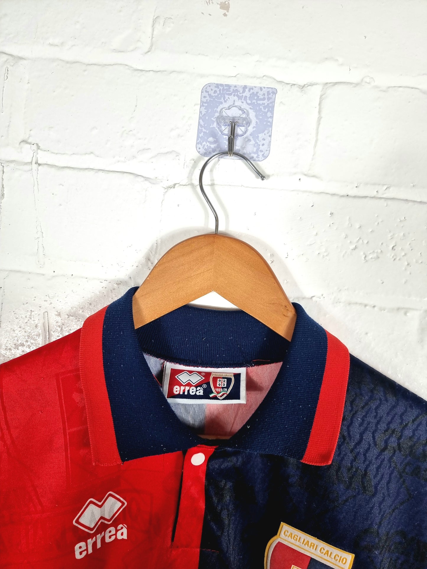 Errea Cagliari 1993/96 Home Shirt Medium