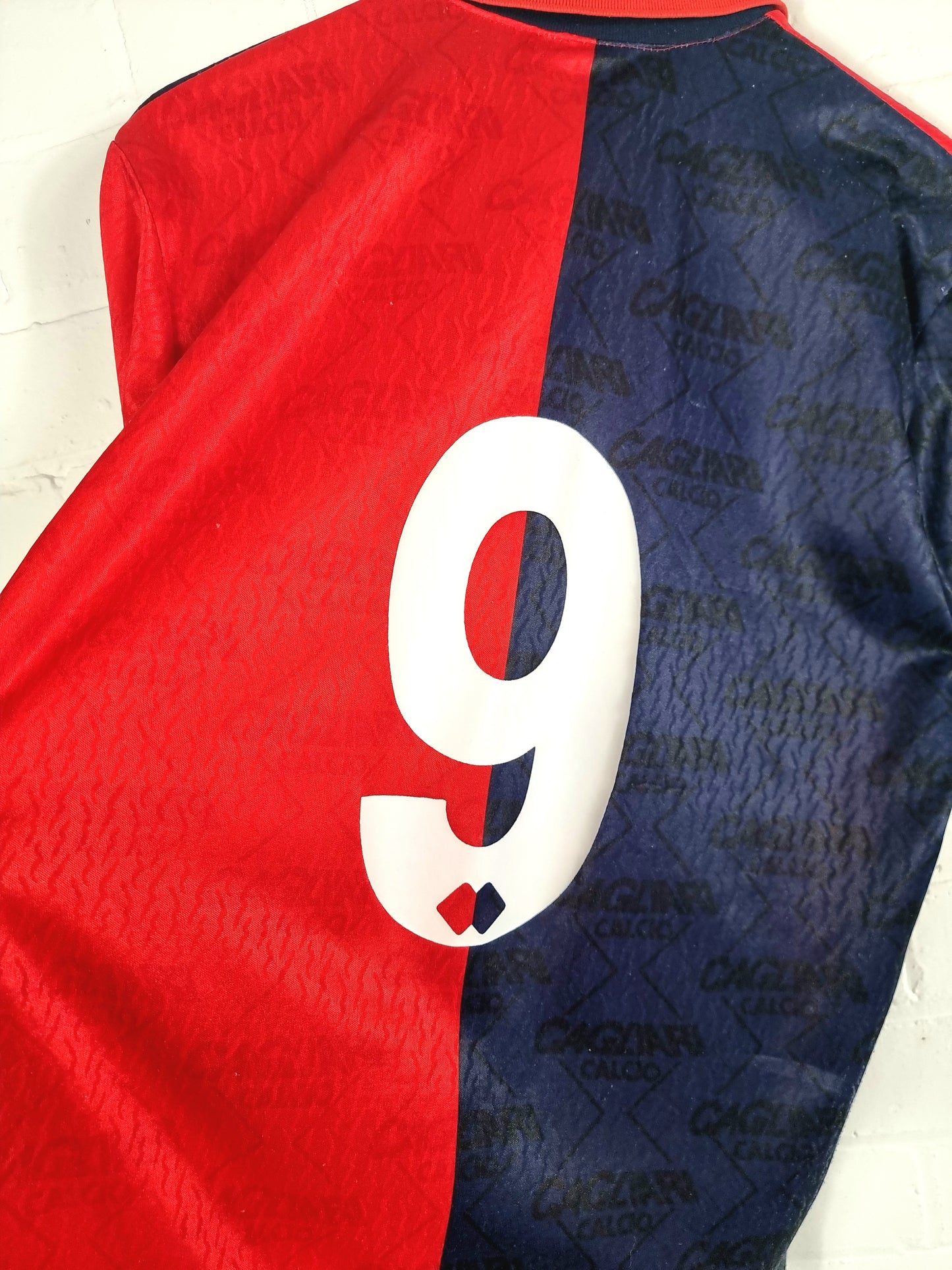 Errea Cagliari 1993/96 Home Shirt Medium