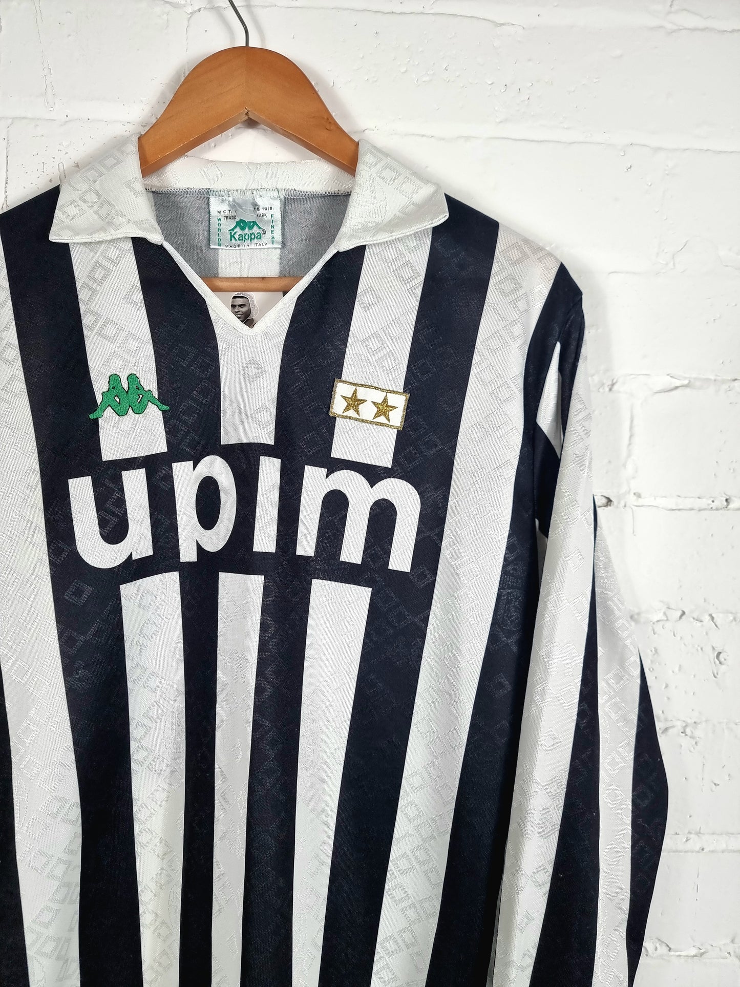 Kappa Juventus 1991/92 Long Sleeve Home Shirt Medium