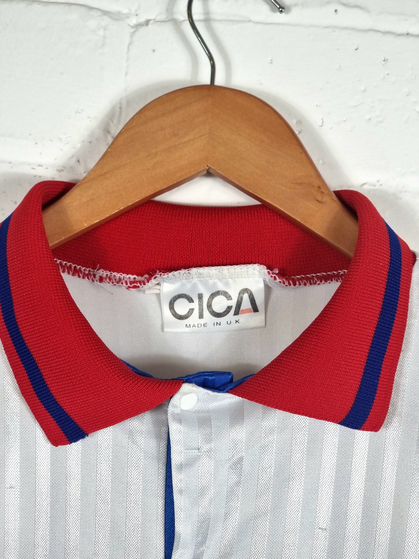 Cica Rushden & Diamonds 1995/97 Long Sleeve Match Issue Home Shirt Large