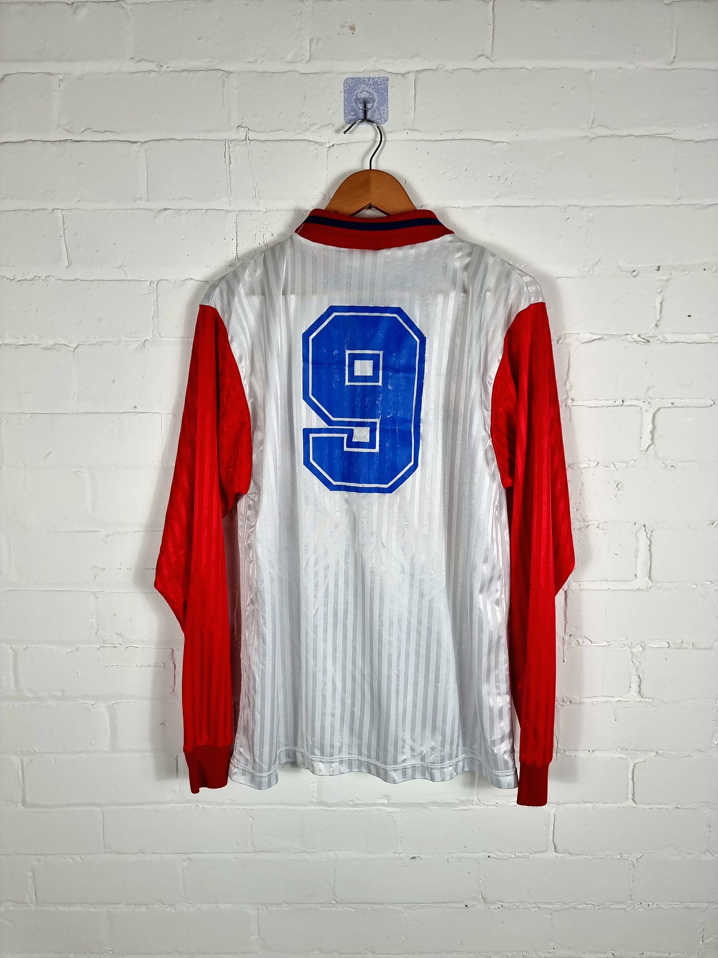 Cica Rushden & Diamonds 1995/97 Long Sleeve Match Issue Home Shirt Large