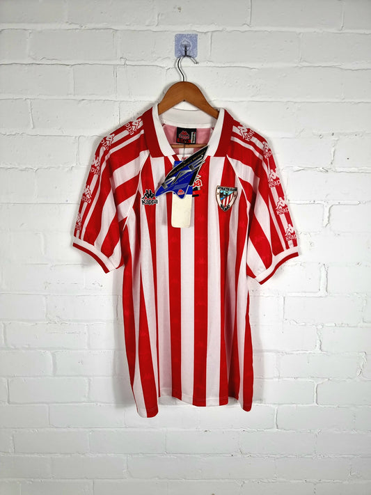 Kappa Athletic Bilbao 1995/97 Deadstock Home Shirt Large