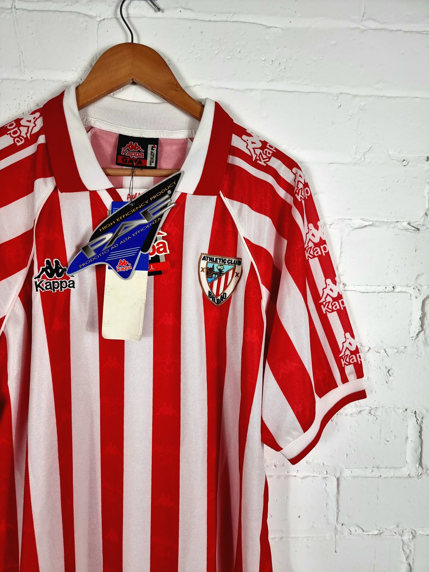 Kappa Athletic Bilbao 1995/97 Deadstock Home Shirt Large