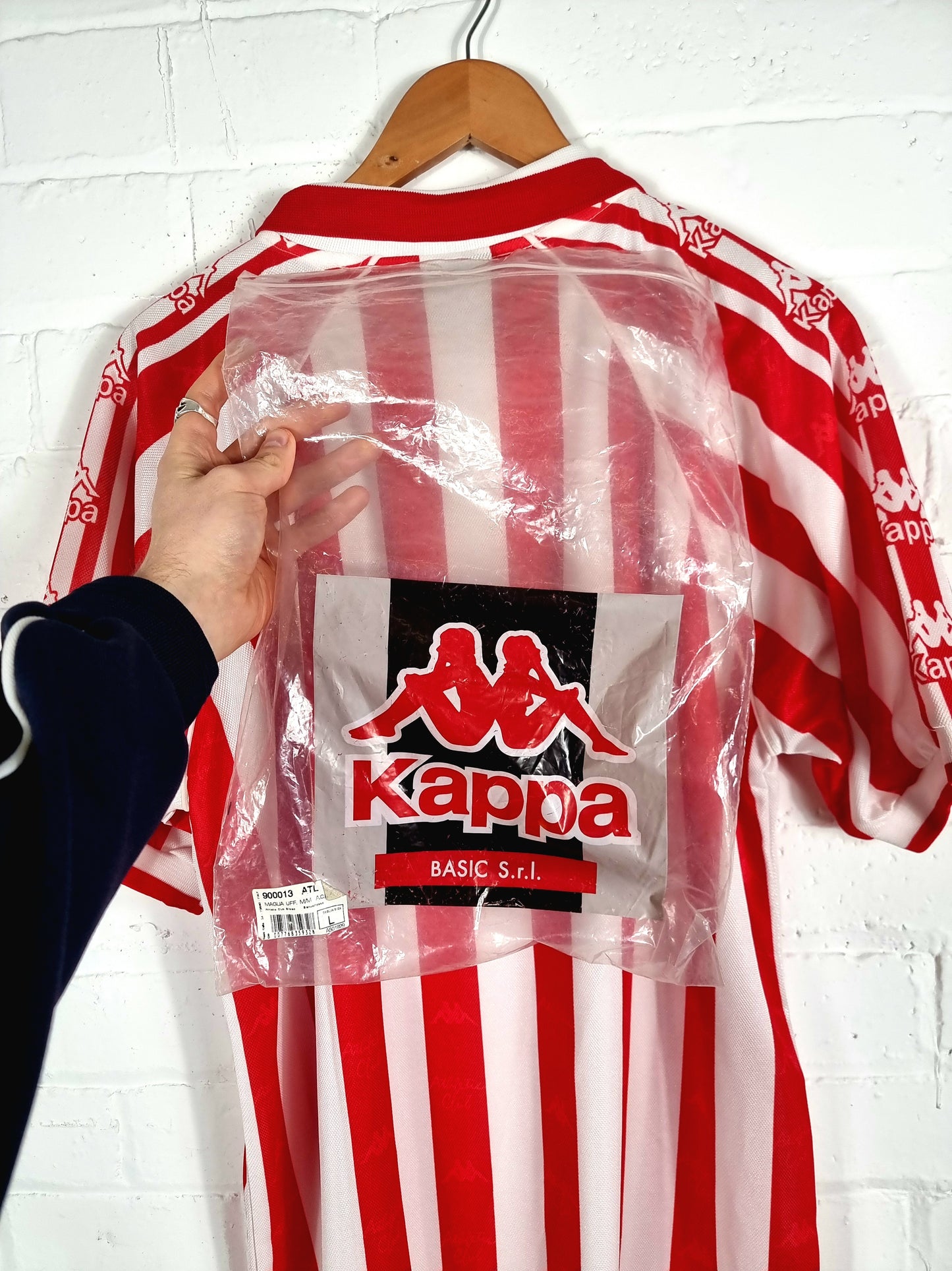 Kappa Athletic Bilbao 1995/97 Deadstock Home Shirt Large