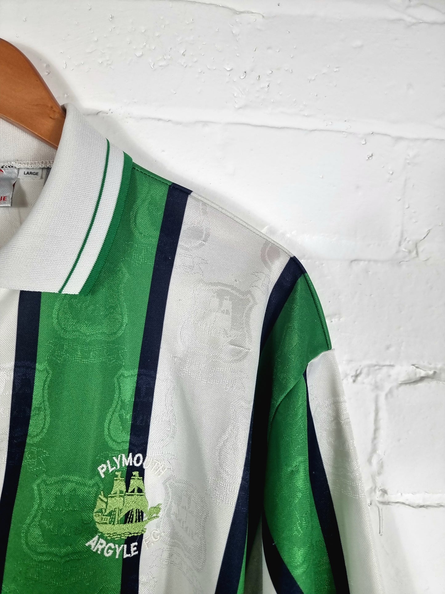 Super League Plymouth Argyle 1996/1998 Home Shirt Large