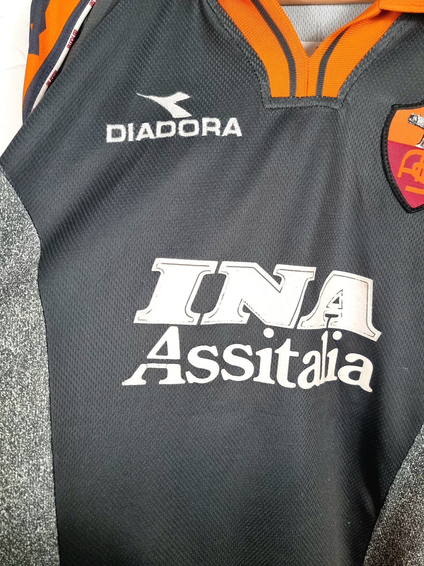 Diadora Roma 1998/99 Long Sleeve Third Shirt Large