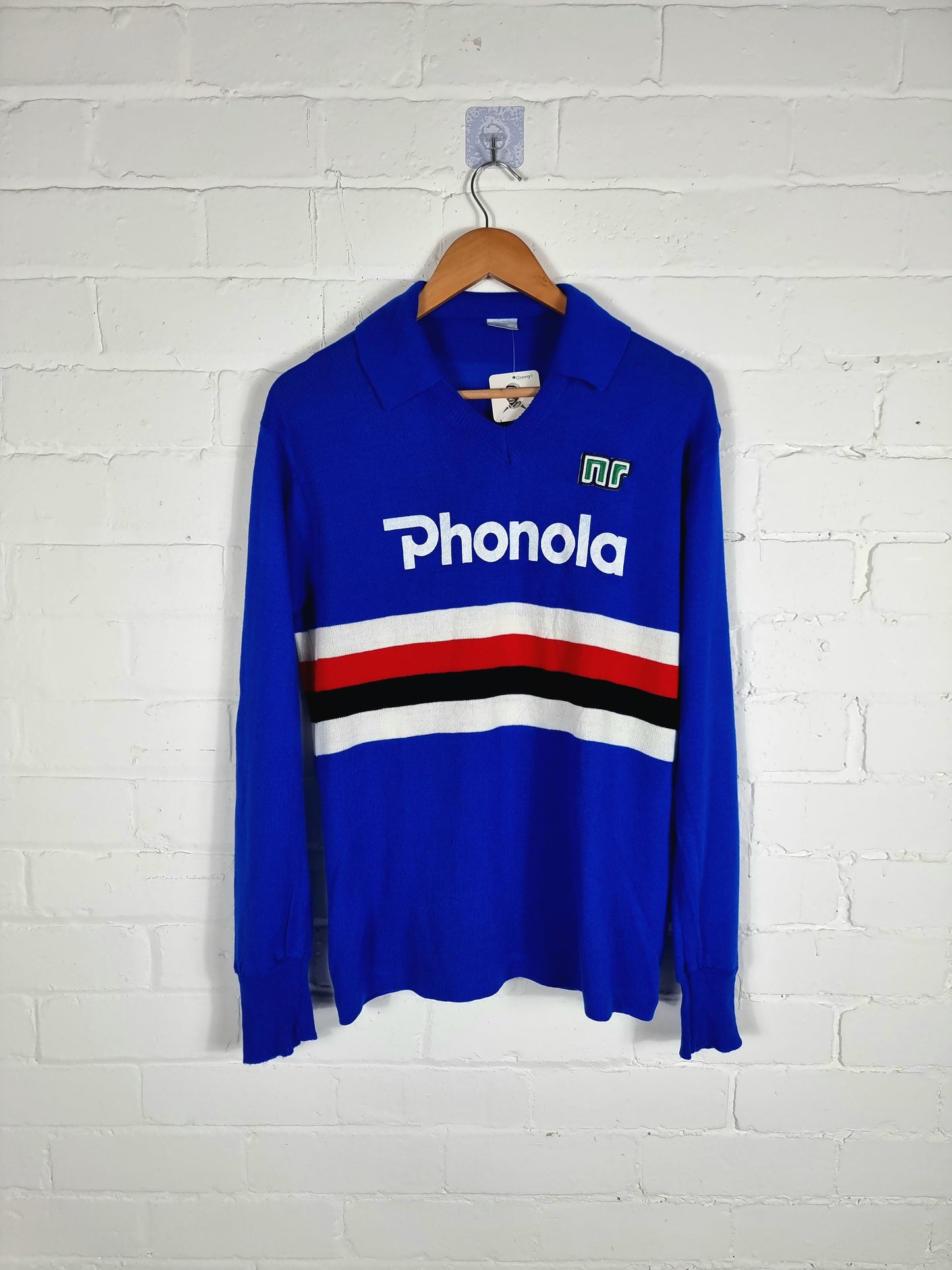 Ennerre Sampdoria 1982/83 Long Sleeve Home Shirt Medium
