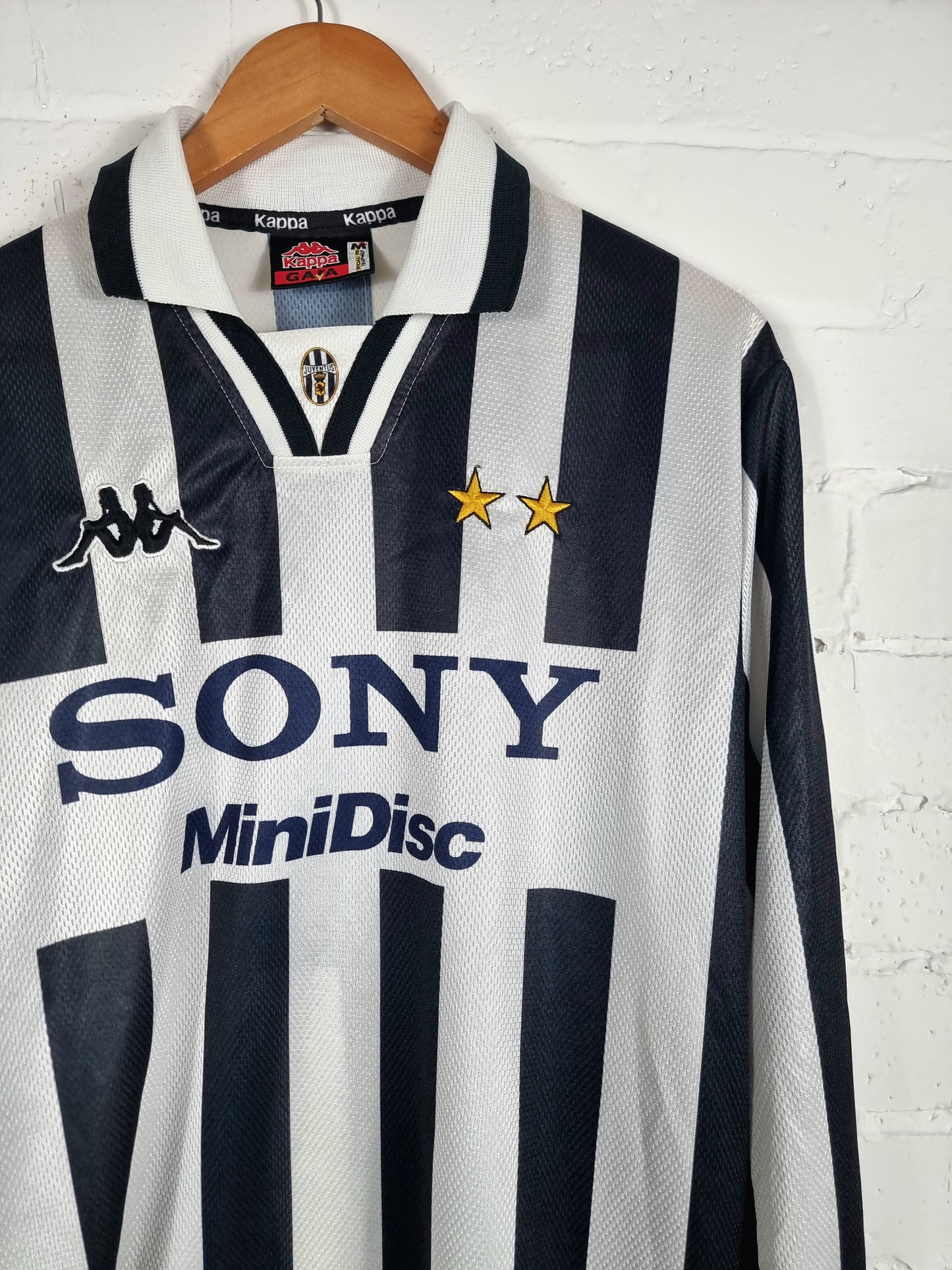 Kappa Juventus 1995/97 Long Sleeve Home Shirt Medium