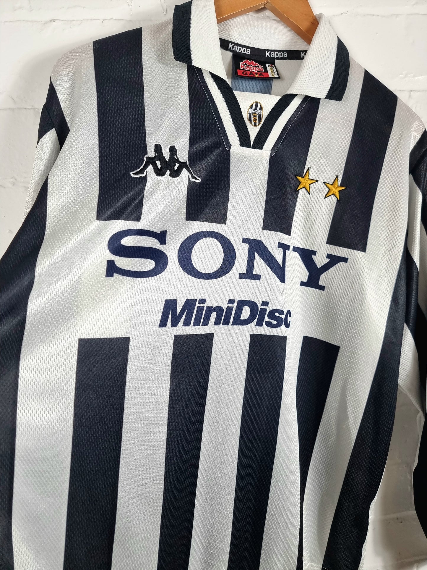 Kappa Juventus 1995/97 Long Sleeve Home Shirt Medium