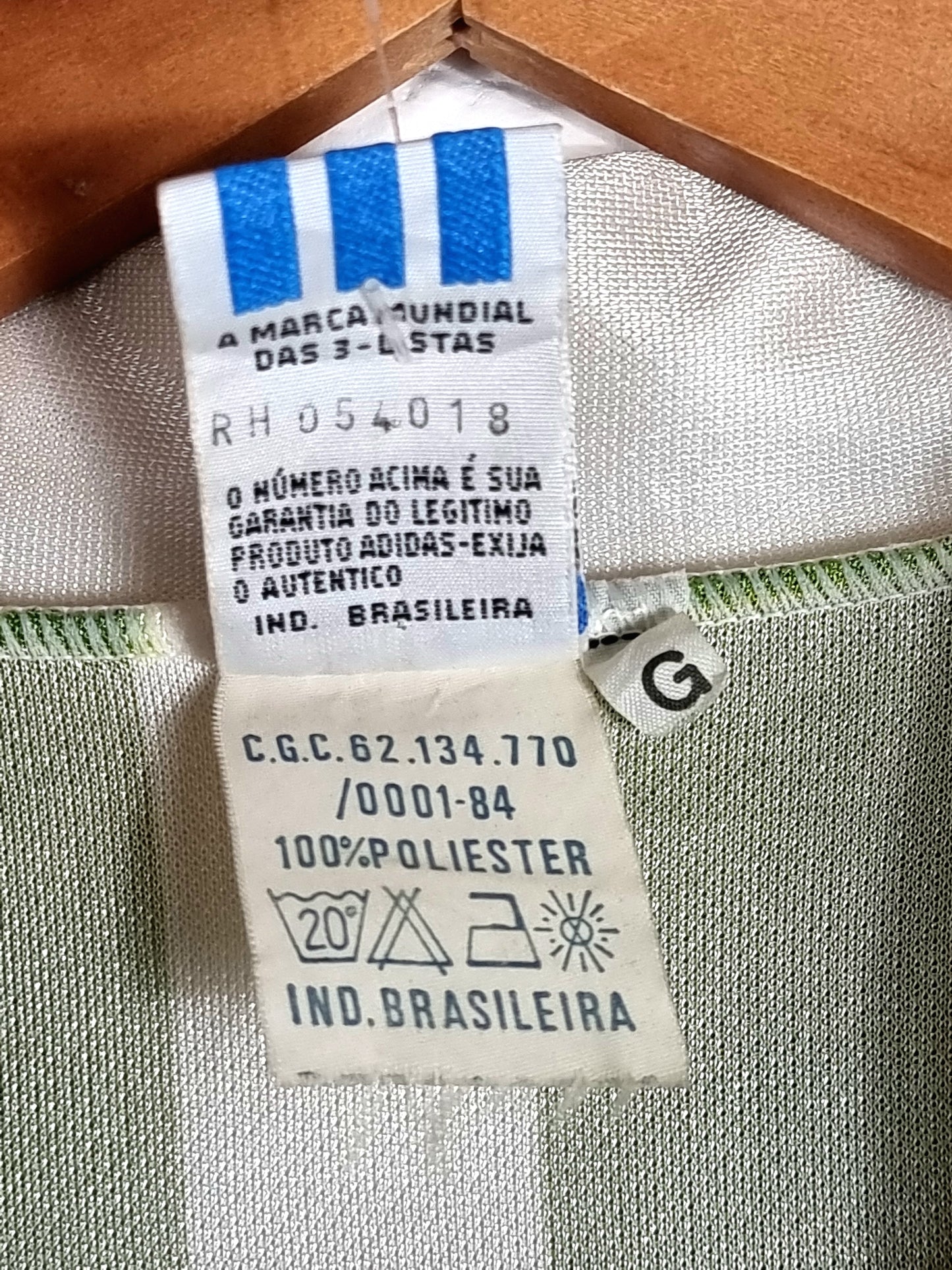 Adidas Palmeiras 1992/93 Signed Deadstock Home Shirt Large