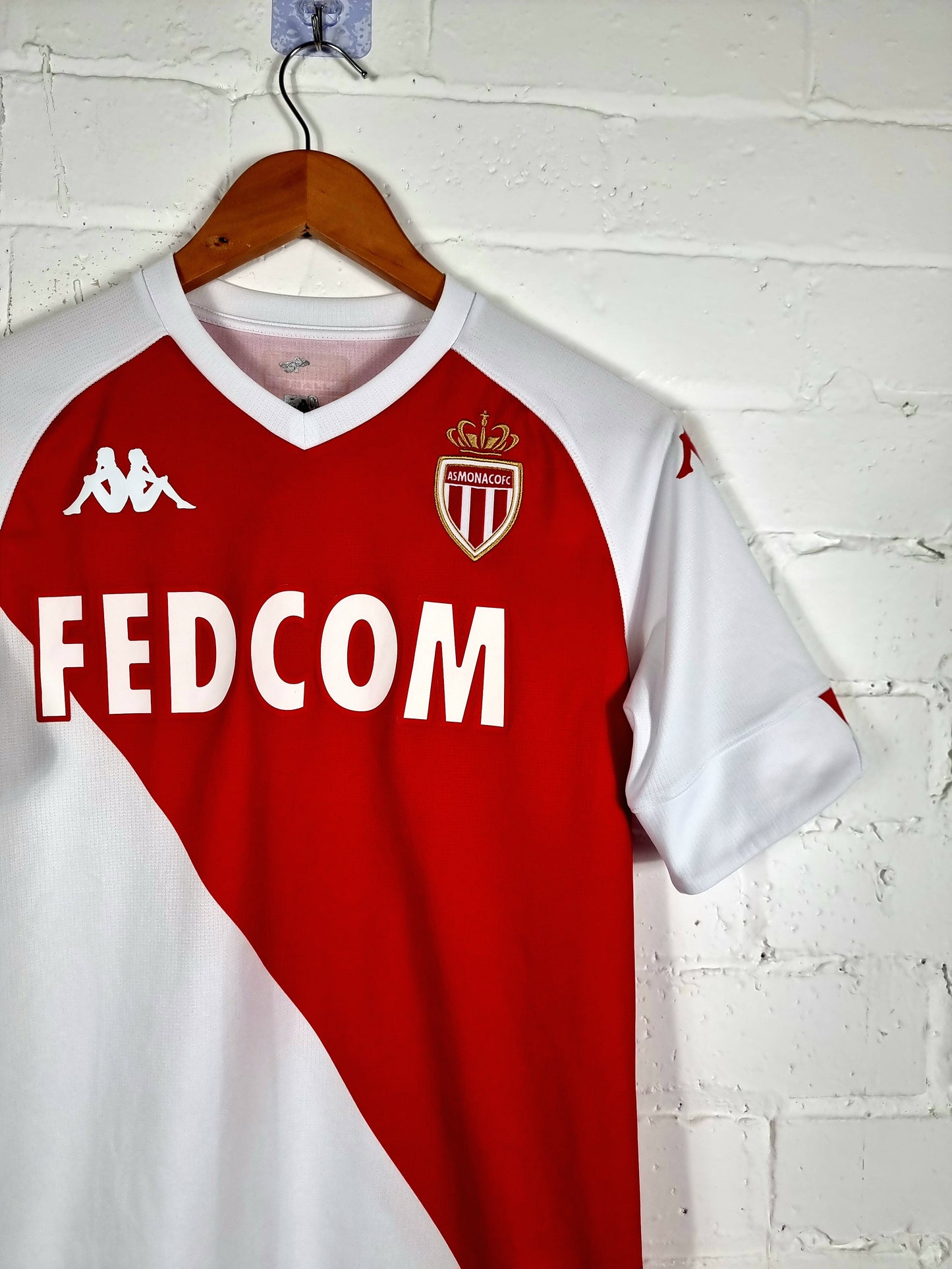 Kappa A.S Monaco 2020/21 Home Shirt Small