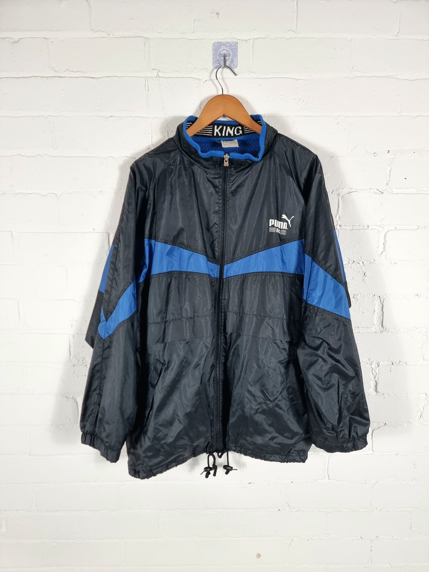 Puma King 1990s Vintage Windbreaker Jacket Large
