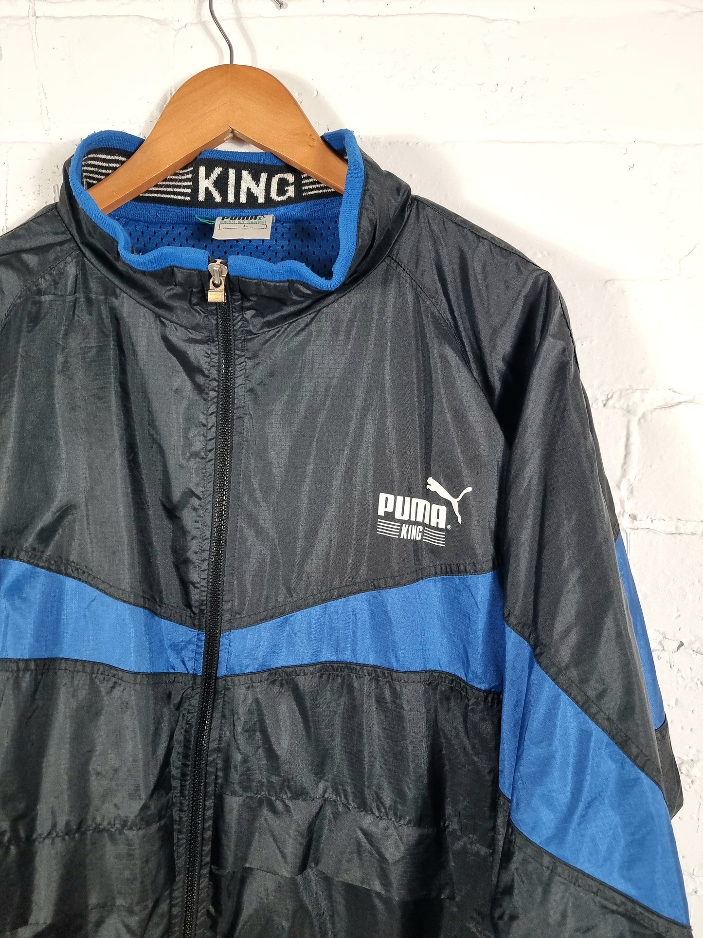 Puma King 1990s Vintage Windbreaker Jacket Large