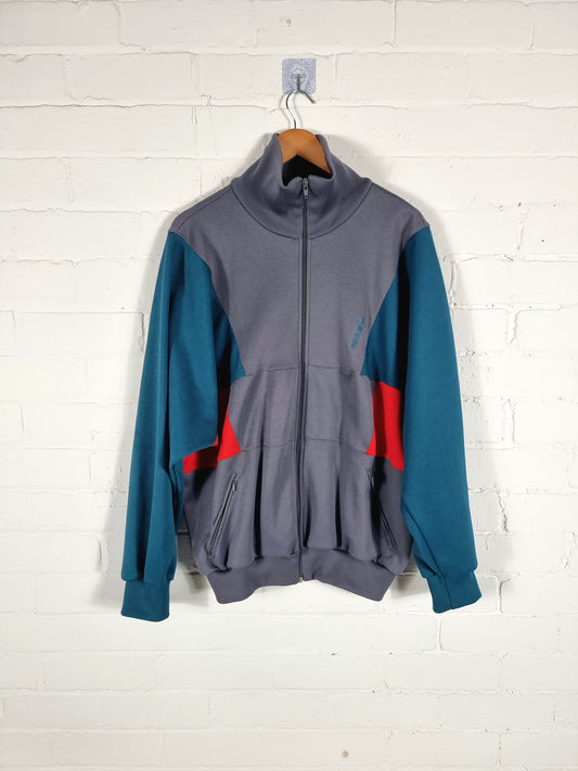 Adidas 1990s Vintage Block Colour Track Jacket XXL