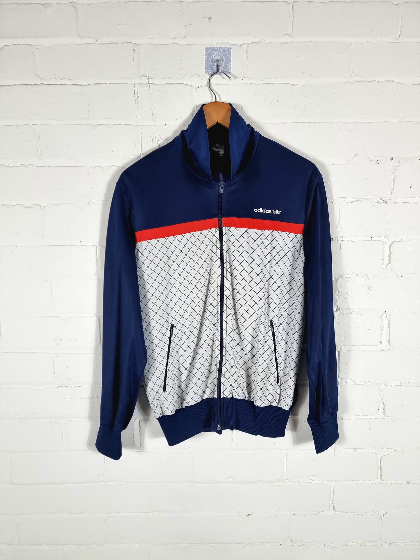 Adidas 1980s Vintage Track Jacket Medium