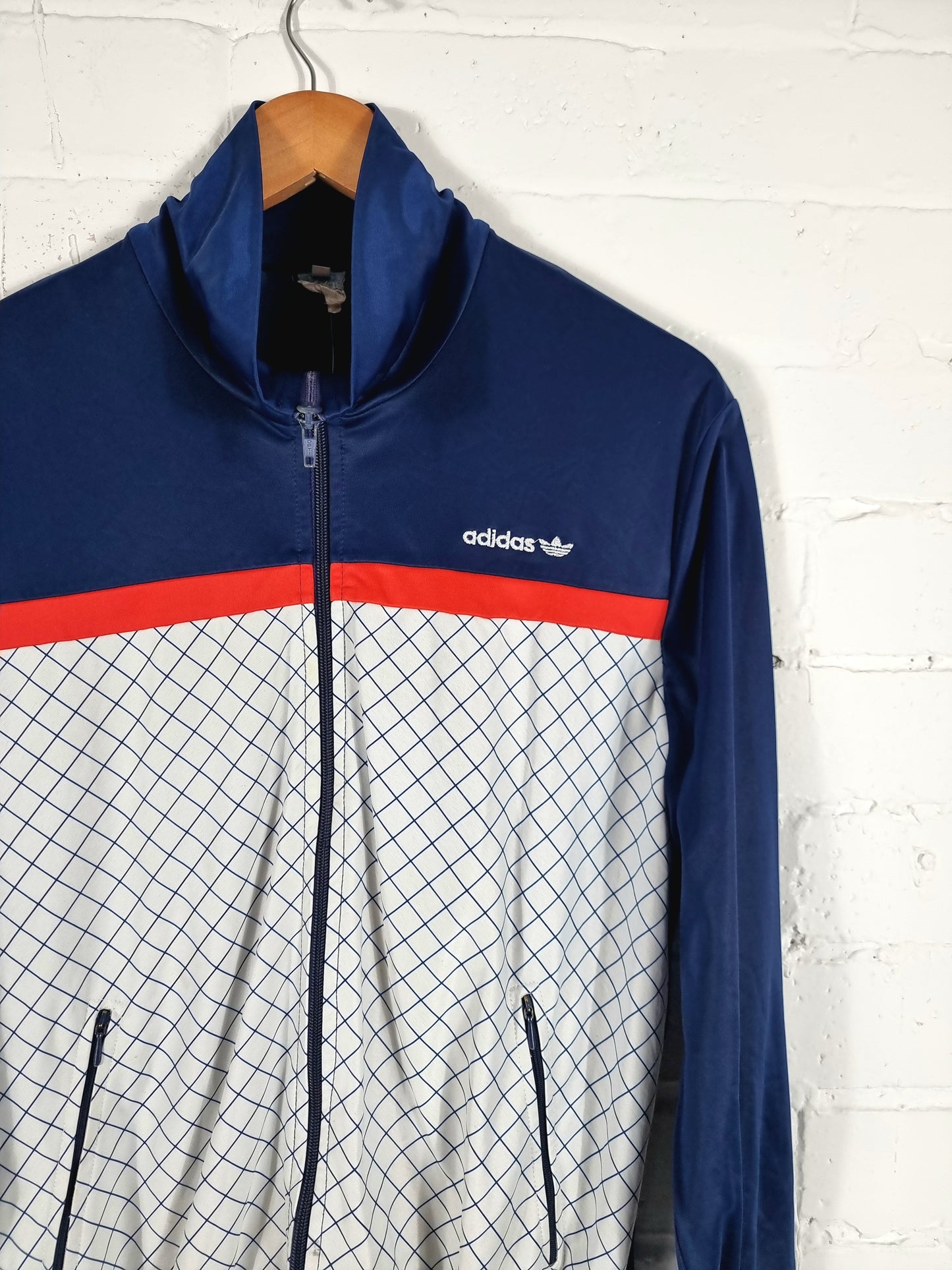 Adidas 1980s Vintage Track Jacket Medium